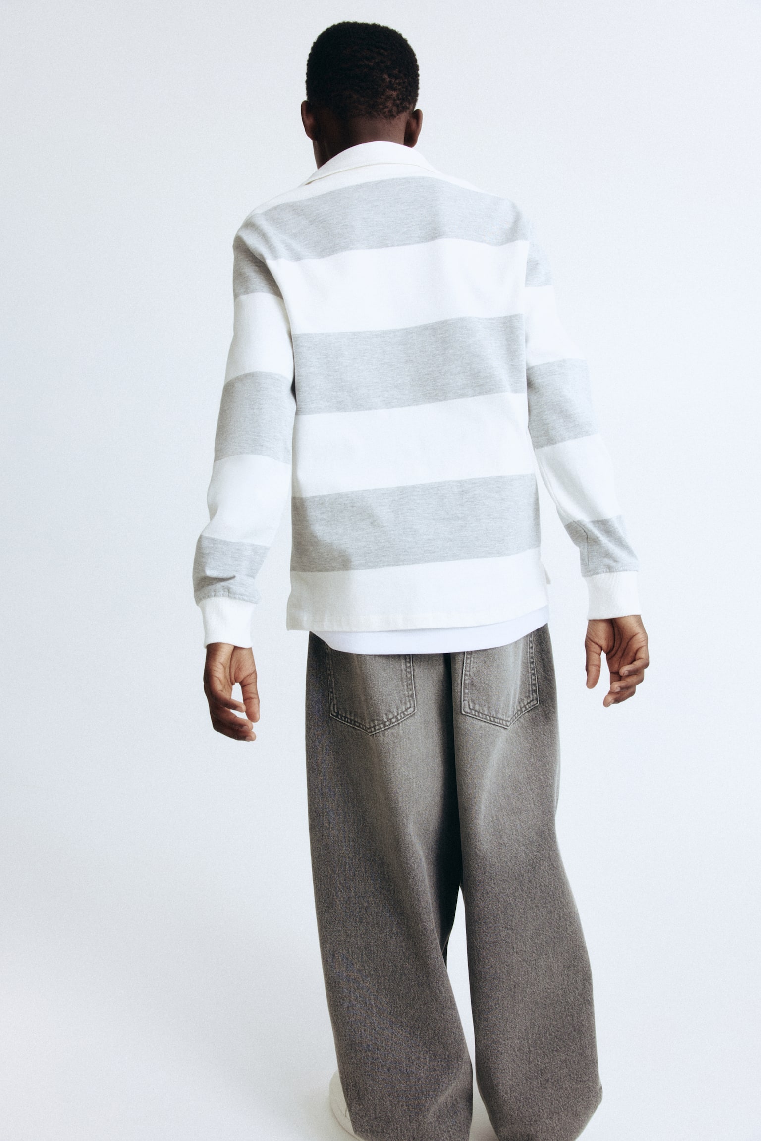 Super Baggy Jeans - Šedý denim/Světlý denim blue - 3