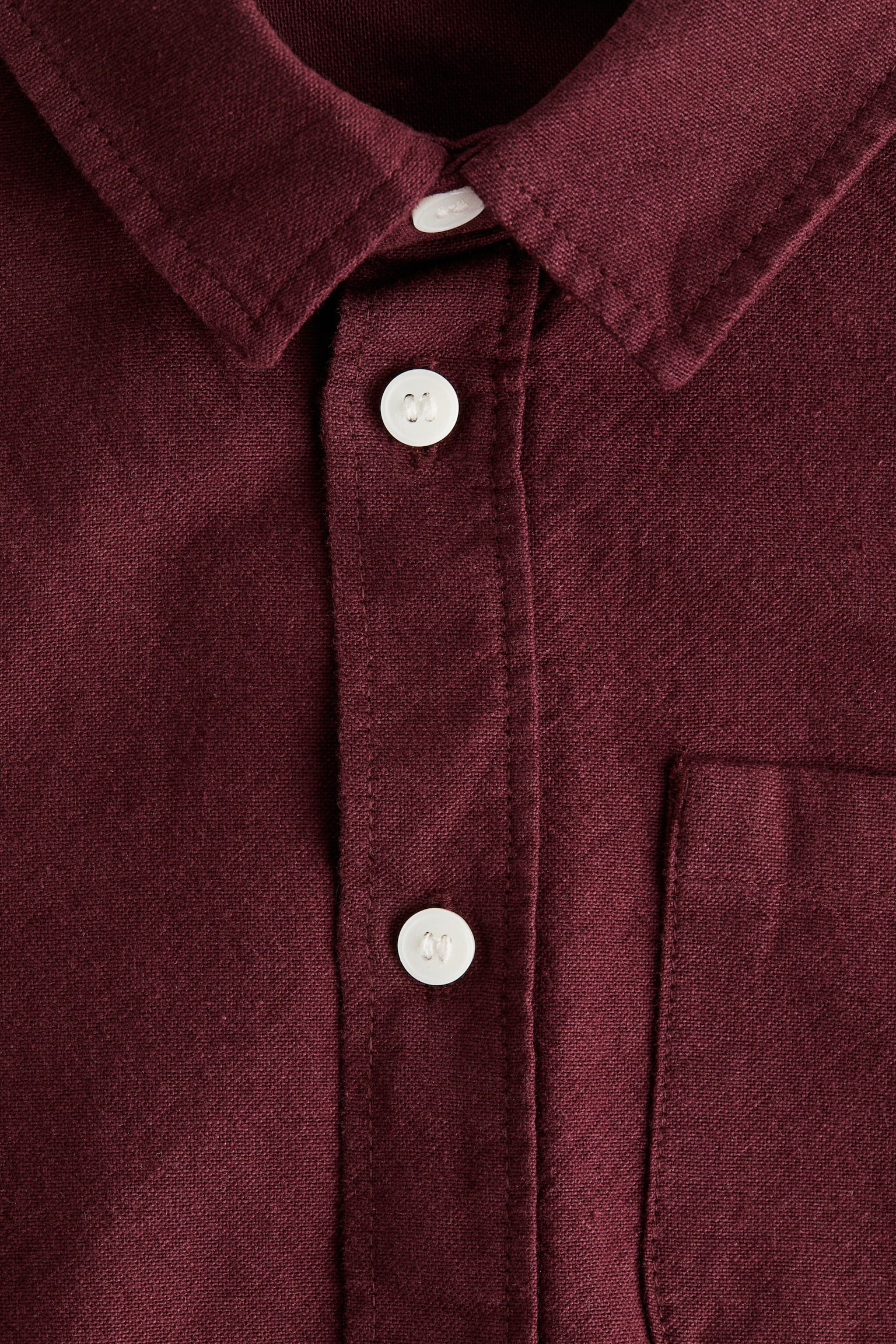 Bavlněná košile - Tmavě červená/Bleděmodrá/Světle béžová/Tmavě zelená - 2