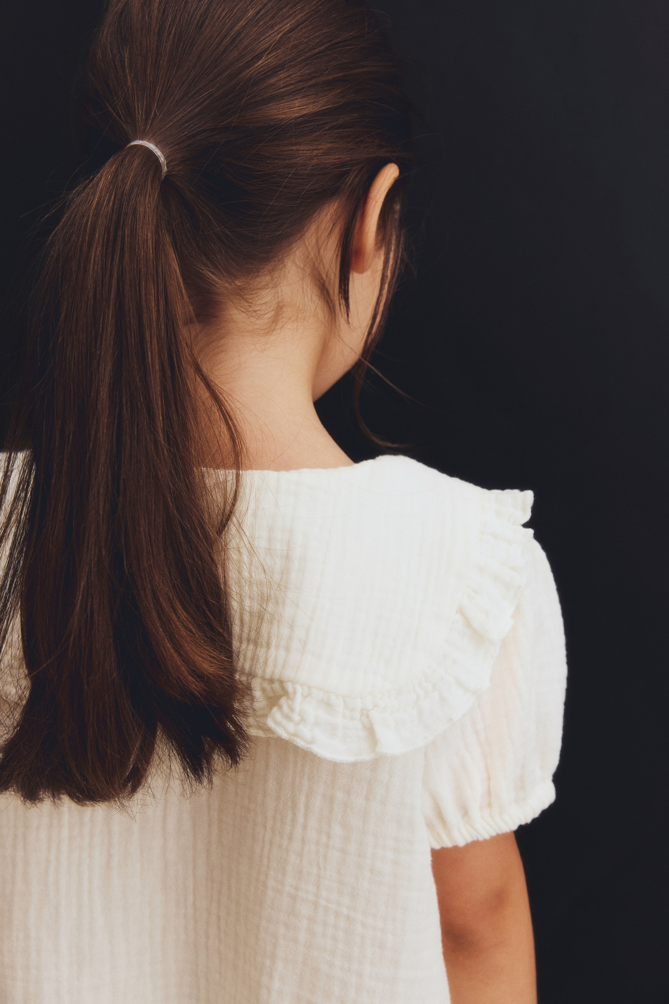 Blouse en mousseline de coton