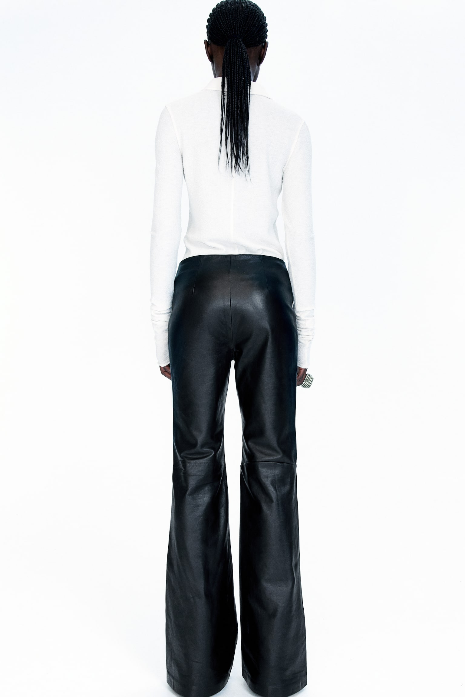 Leather Pants - Black - 4