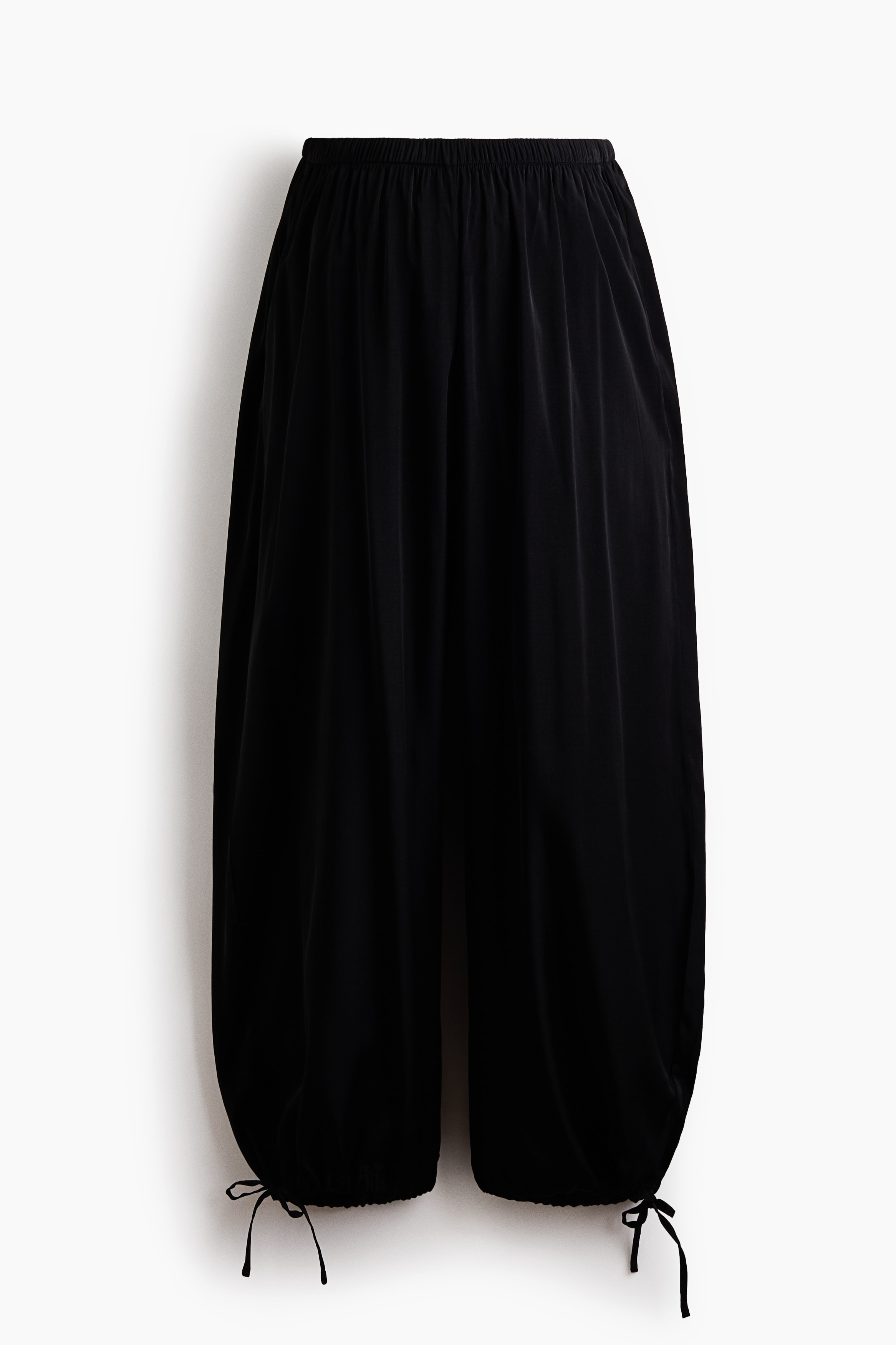 MAMA Ballonbroek met drawstrings - Zwart
