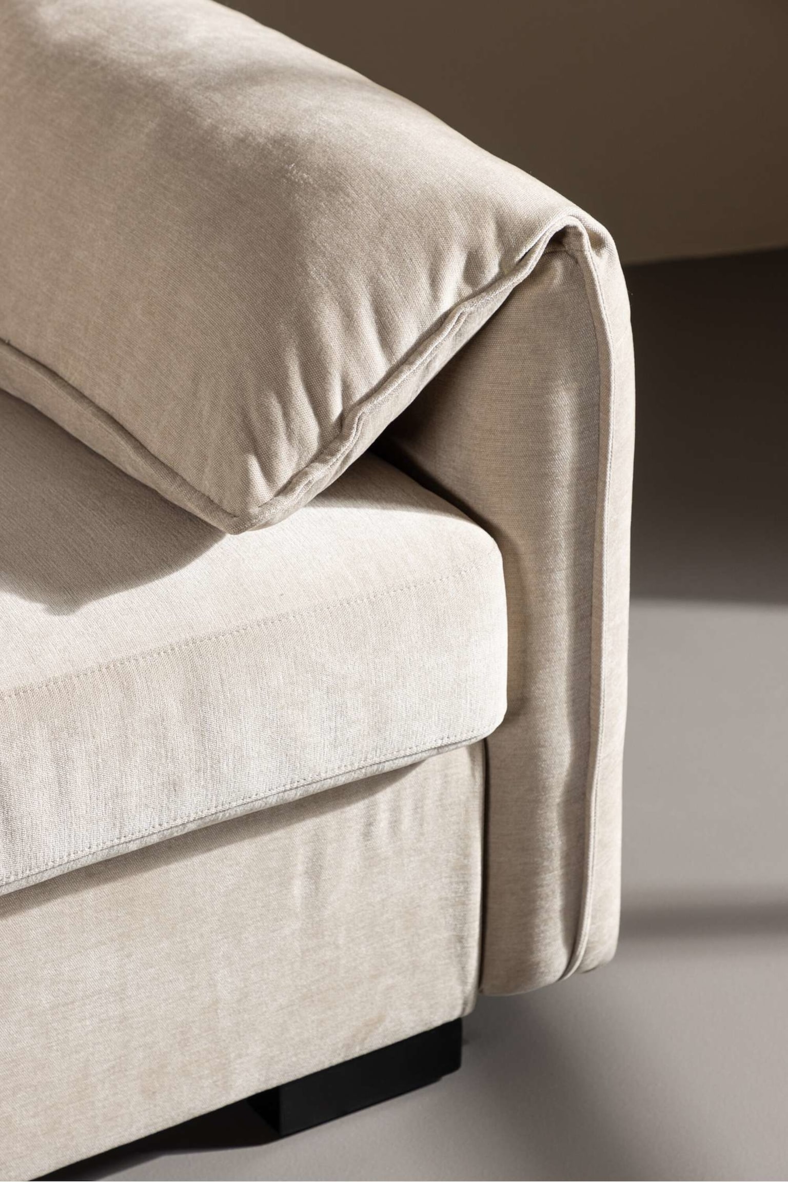 Malva 3-sits Soffa - Polyester, Beige - 3