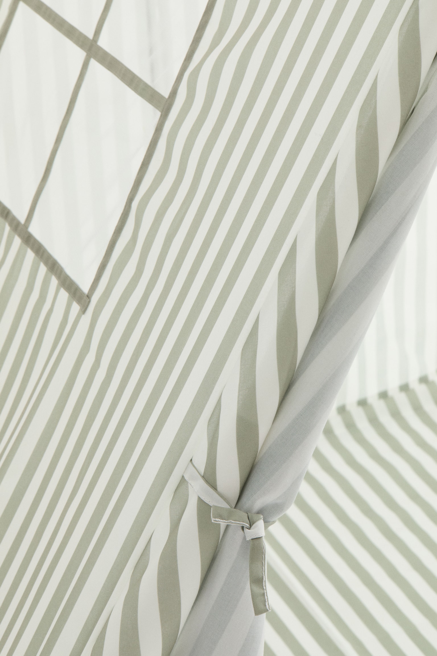 Play Tent - Light khaki green/striped - 5