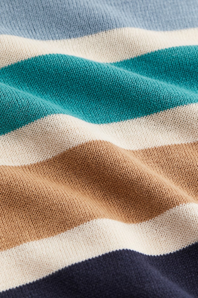 Jacquard-knit cotton jumper - Natural white/Striped/Red/Deer/Light blue/Snowman/Natural white/Striped/dc/dc/dc/dc/dc - 3