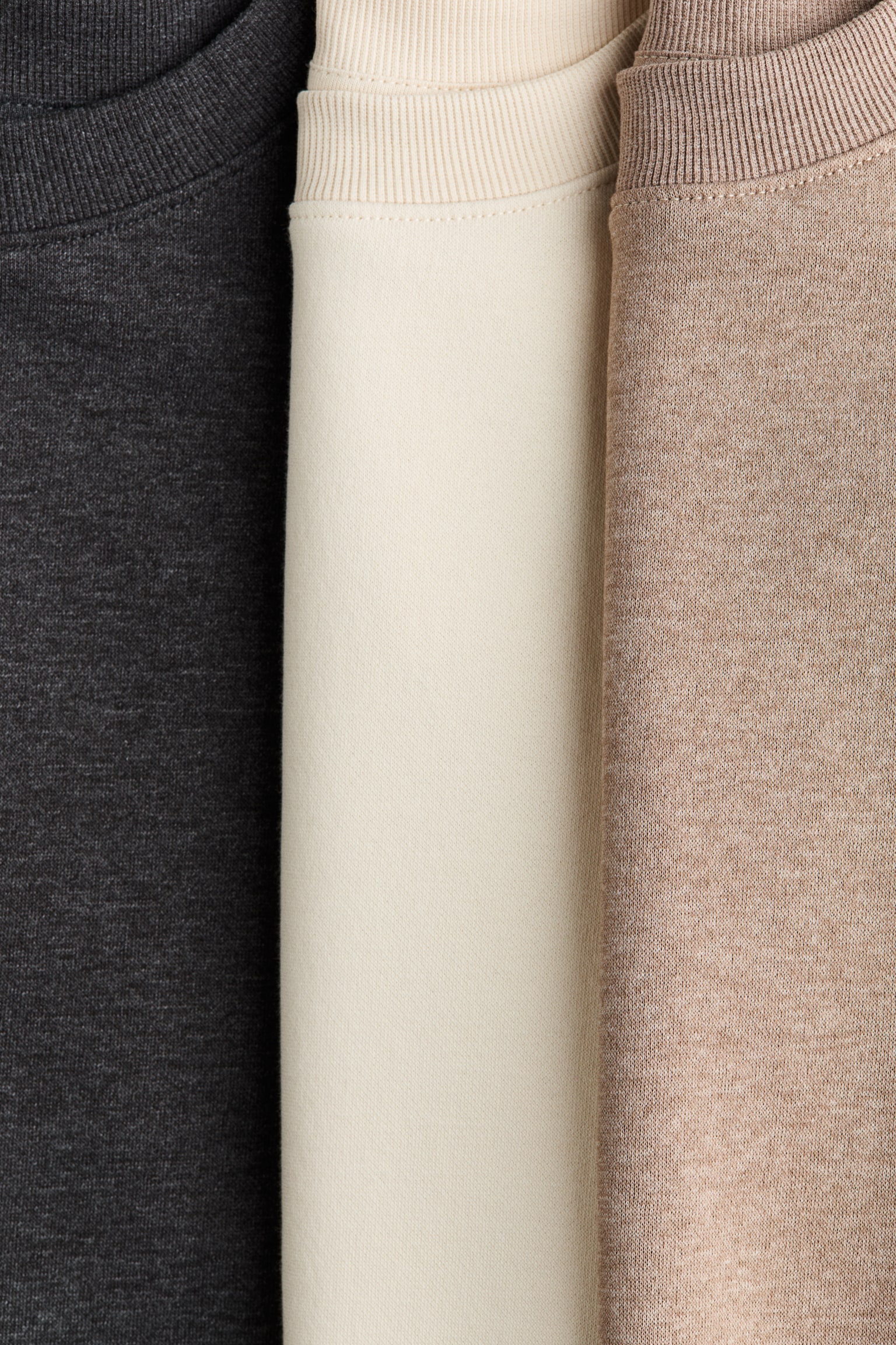 3’lü Sweatshirt - Koyu gri/Krem/Bej/Açık gri kırçıllı/Koyu mavi - 2