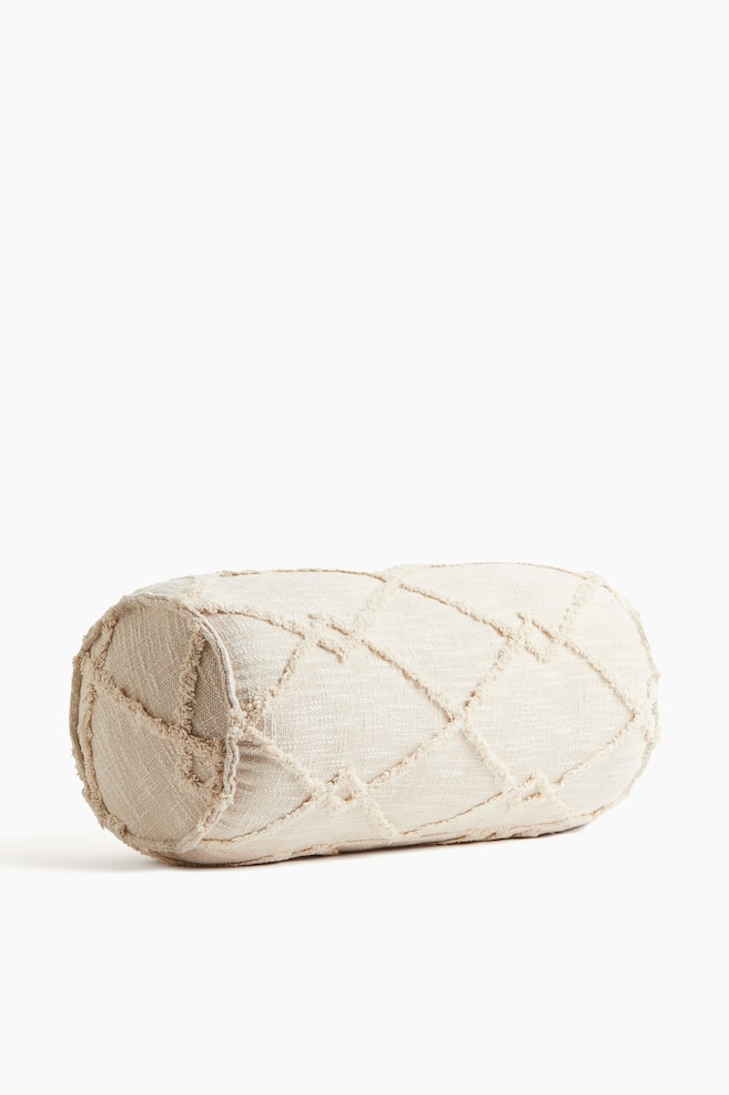 Polochon en coton tufté - Beige clair - 1
