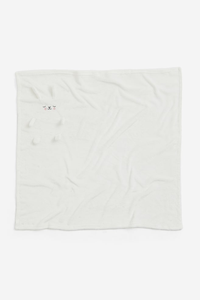 Coperta neonato con applicazioni - Bianco/coniglietto/Beige chiaro/orso - 2