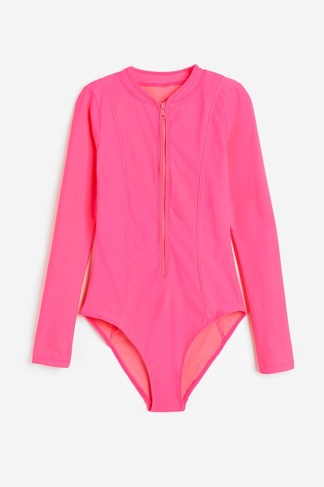 The Good Longsleve Onepiece - Knockout Pink - 2