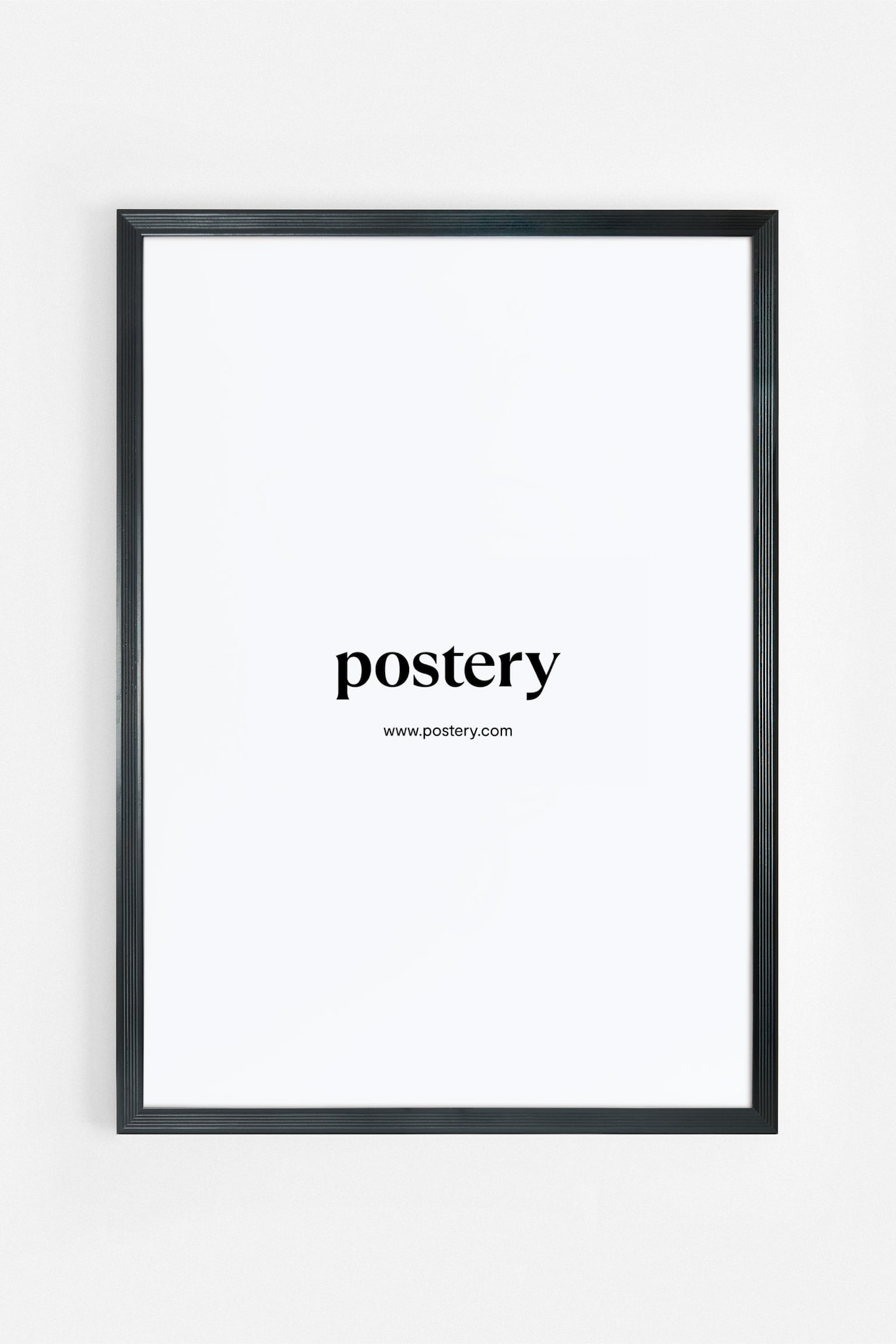 Ribbed Picture Frame - Svart/Vit/Ek/Mörk Ek - 1