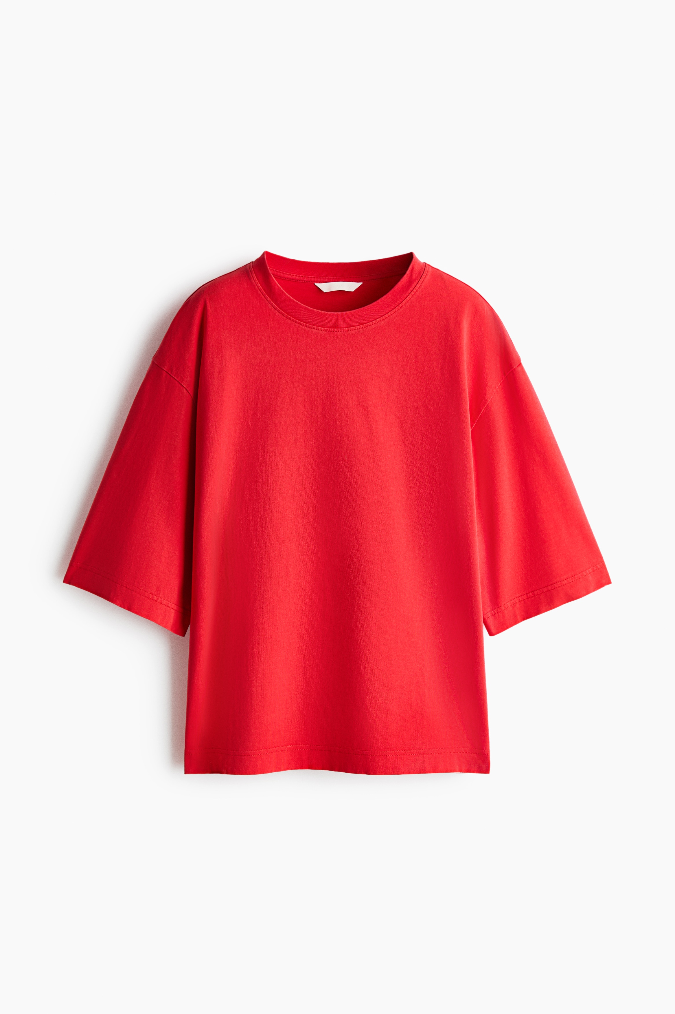 Oversized cotton T-shirt - Red/Yellow/Oranges