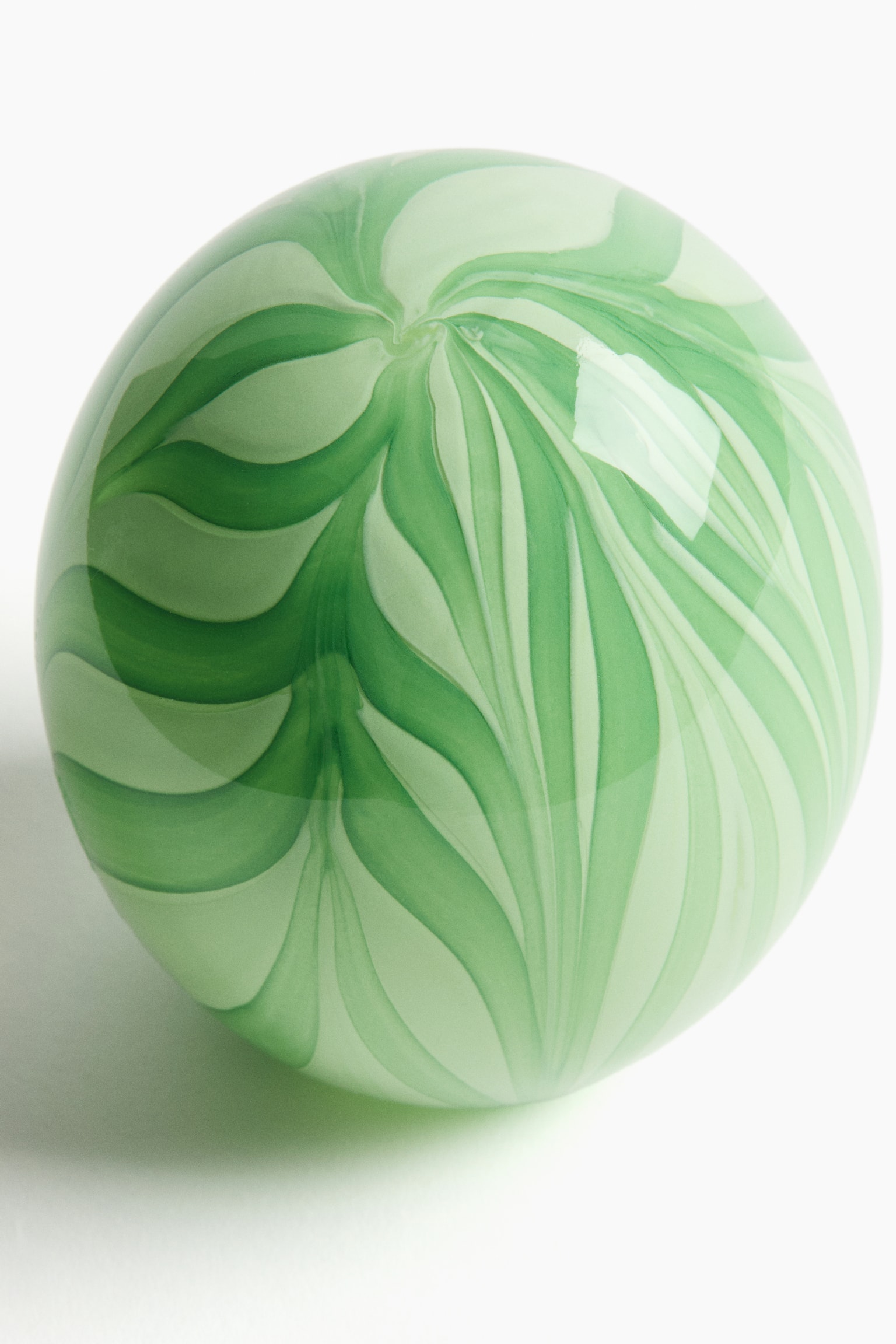 Small glass sculpture - Green/Yellow - 3