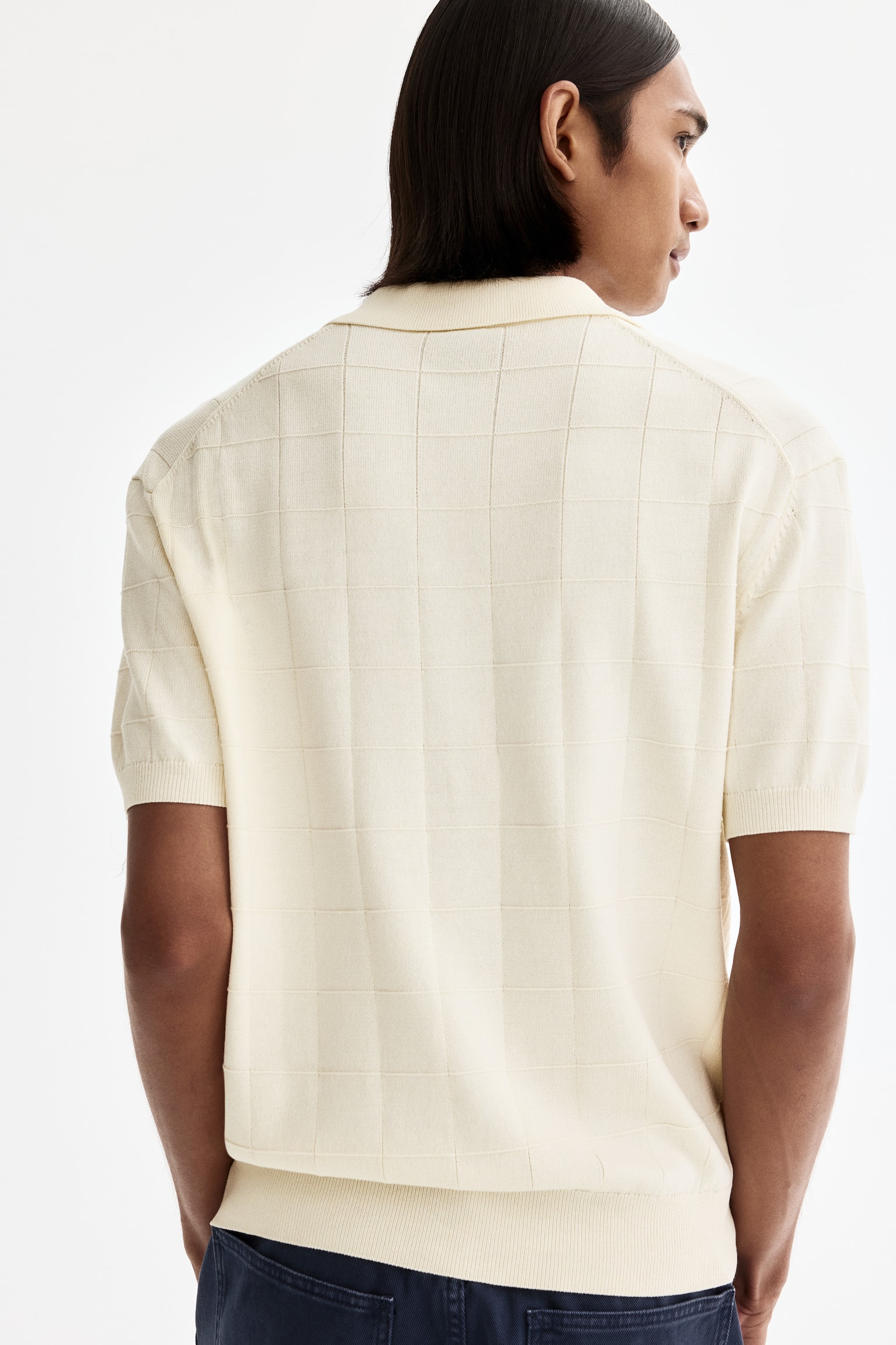 Regular Fit Polo shirt - Cream/Dark green - 5