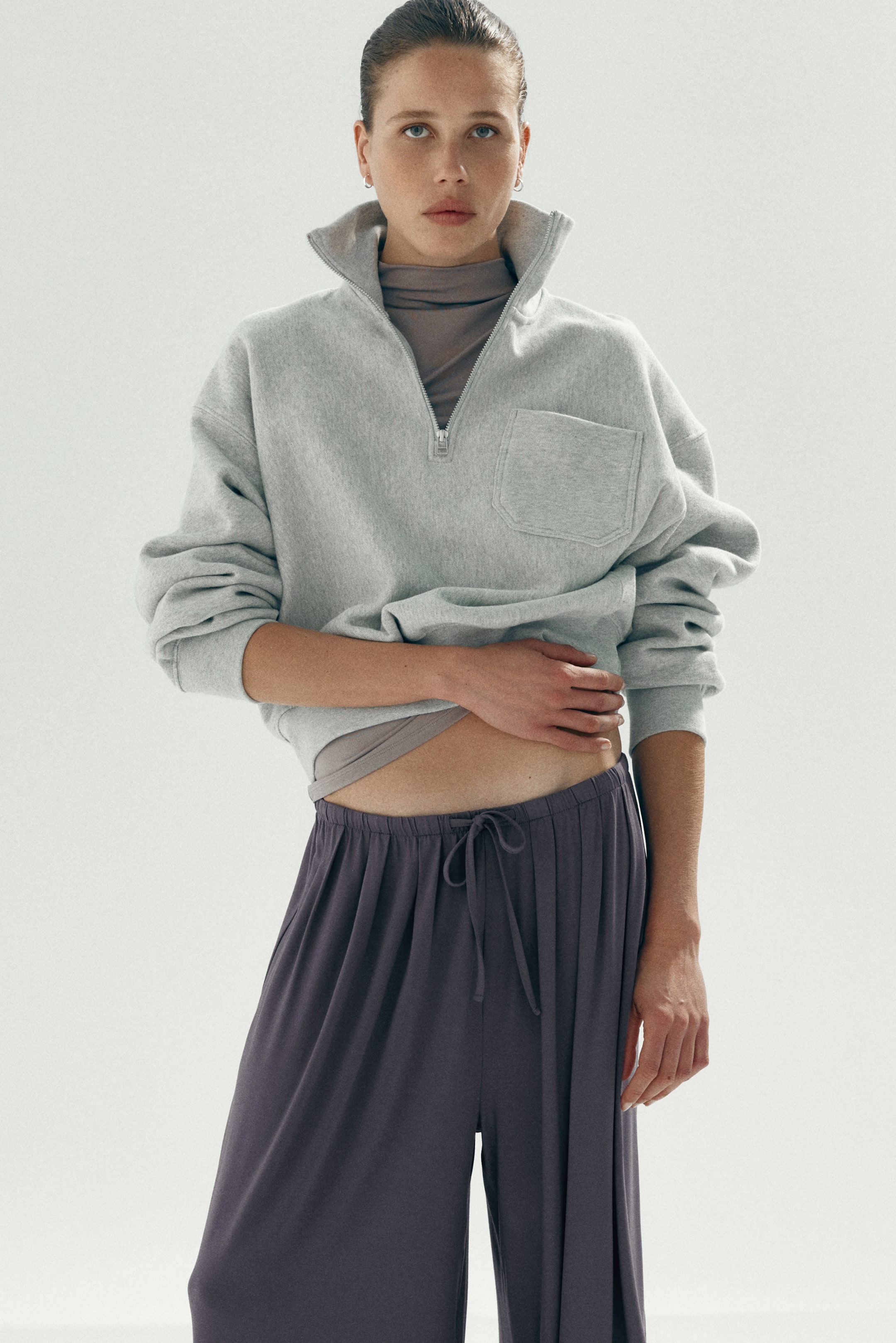 Pantalon à cordon en jersey