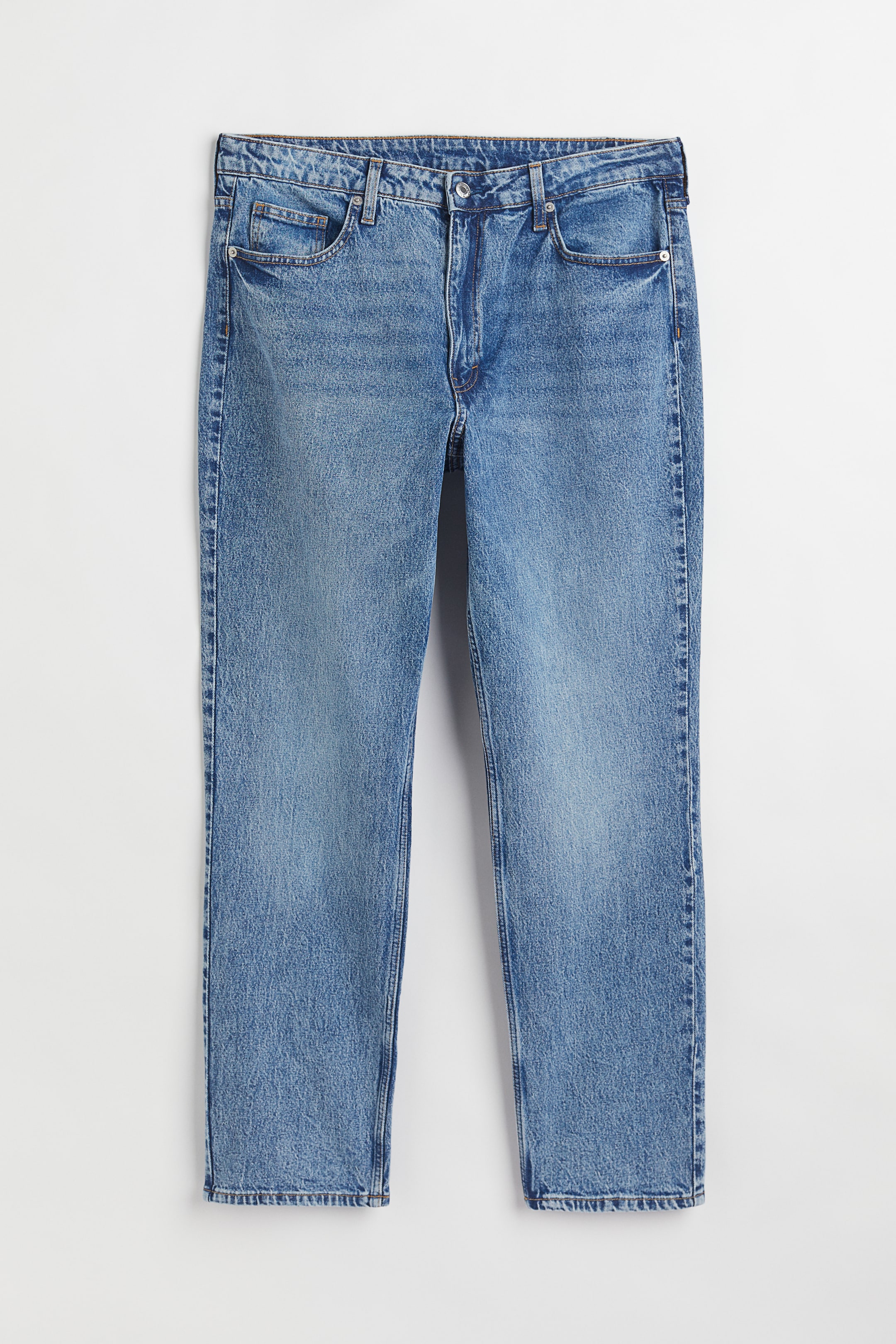 Agrandir l'image: H&M+ Vintage Straight High Jeans - Bleu denim - FEMME | H&M FR 1