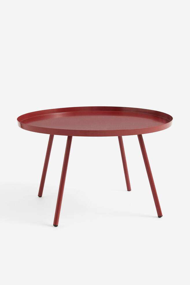 Low side table - Dark red/Light grey - 1