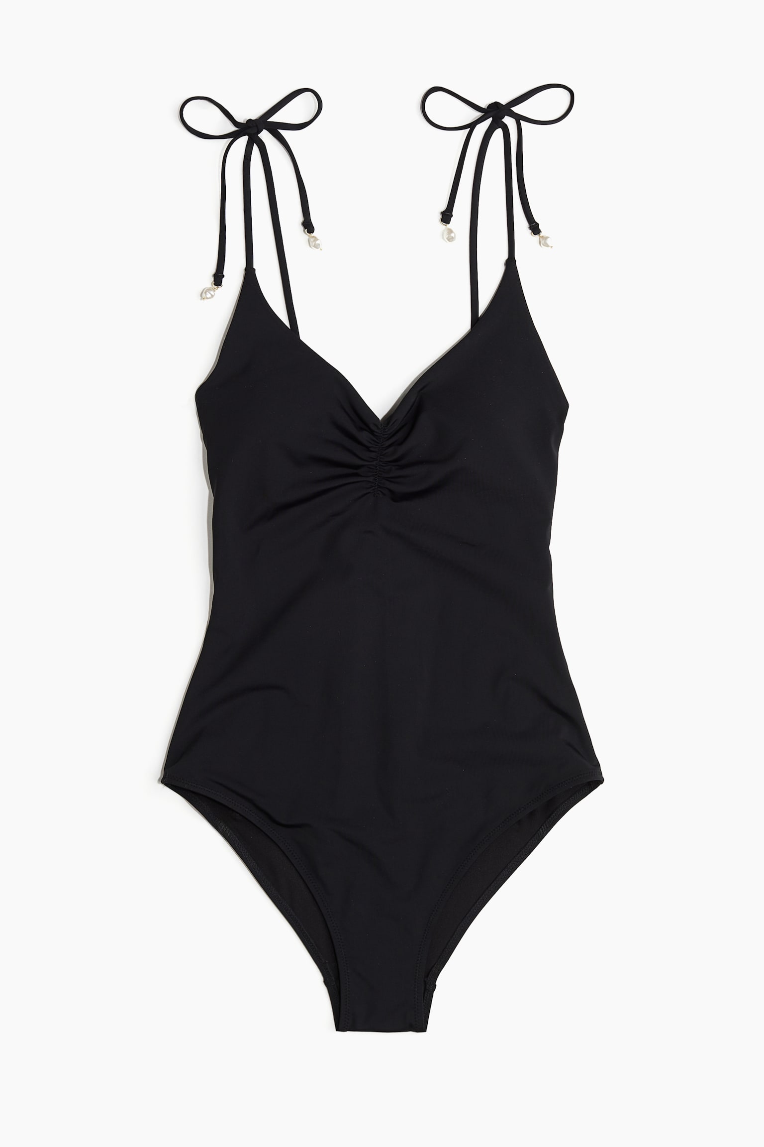 Padded-cup swimsuit - Black - 2