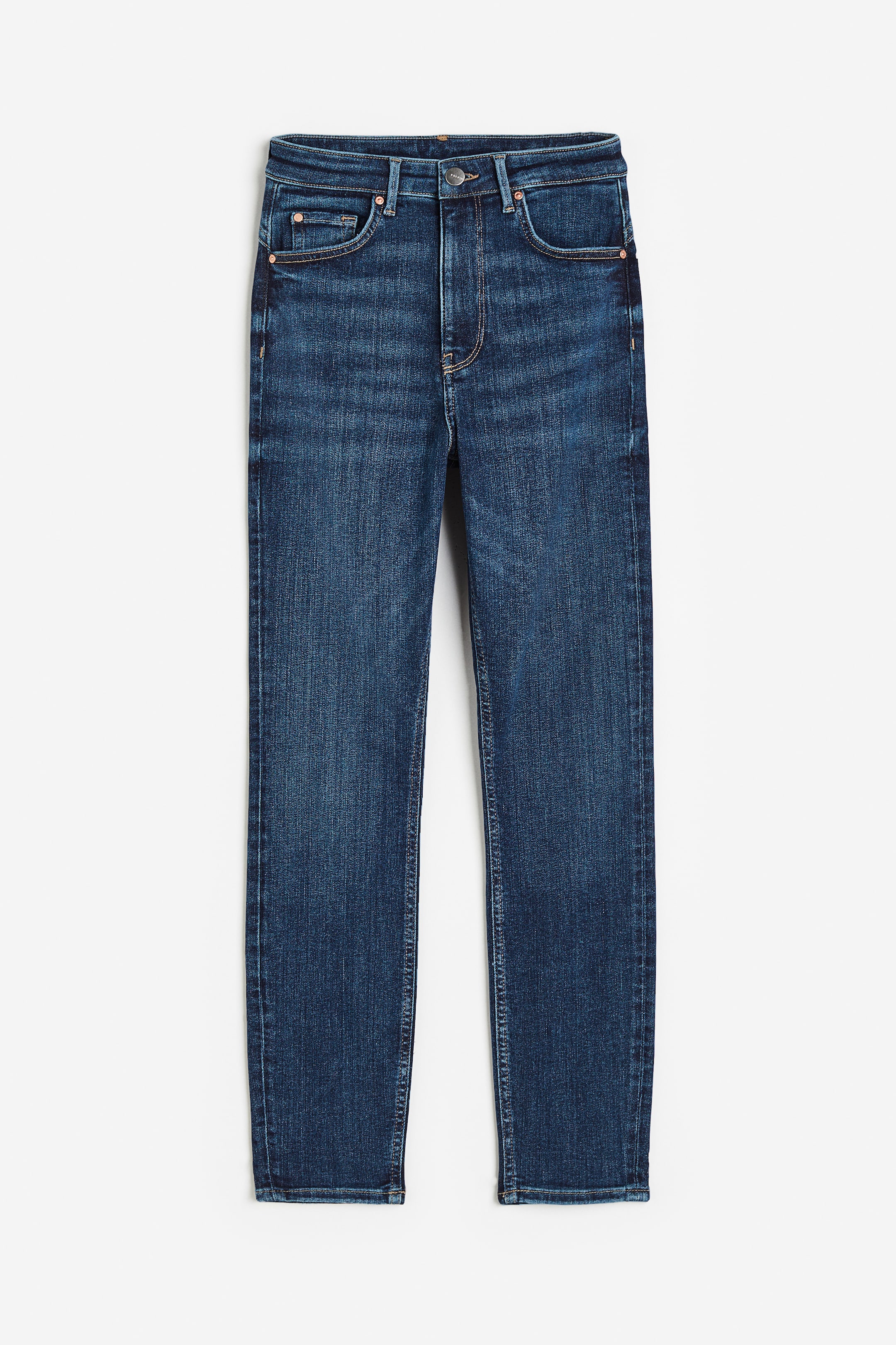 Agrandir l'image: Shaping High Ankle Jeans - Bleu denim foncé - FEMME | H&M FR 1