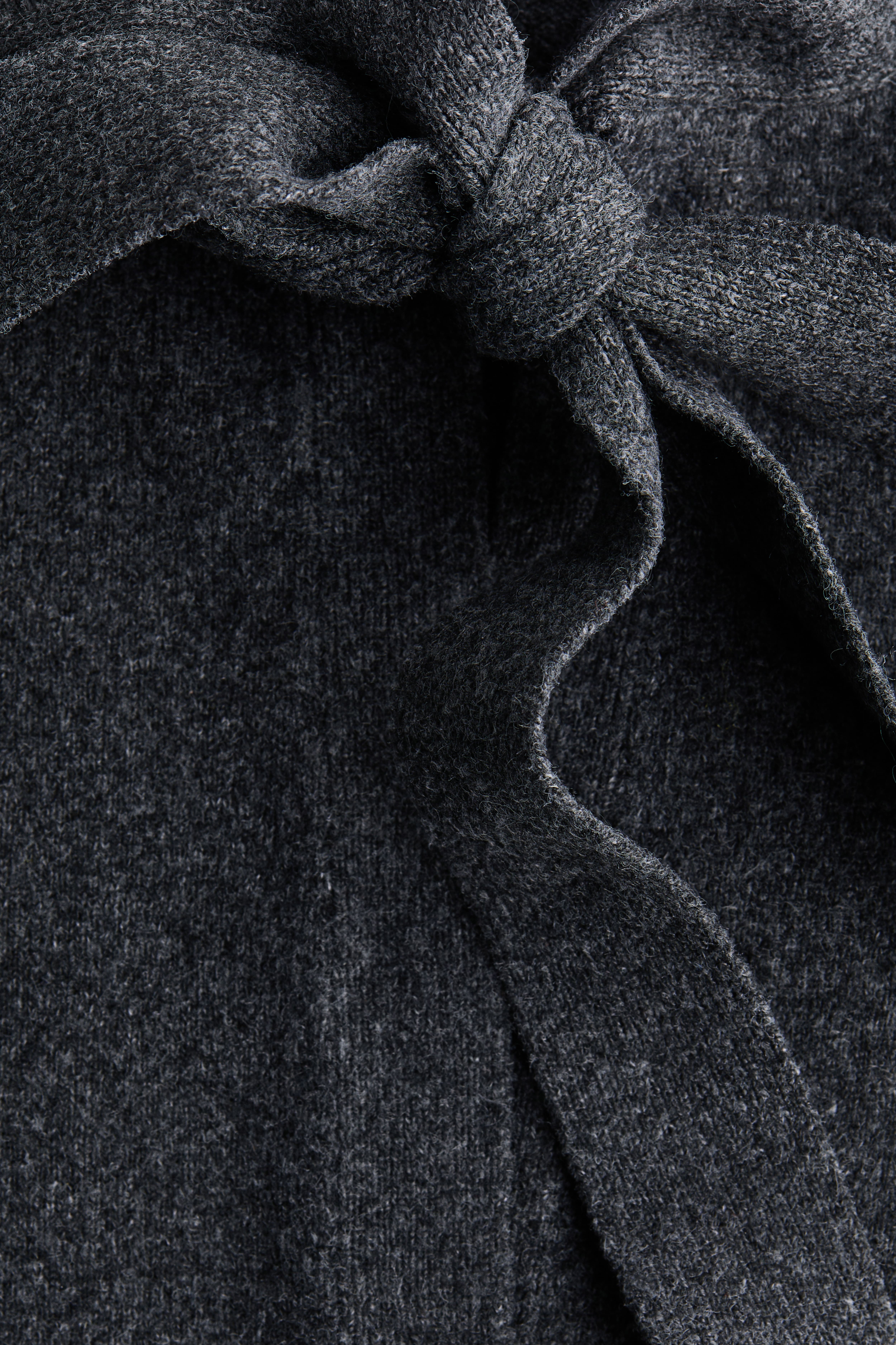 Knit Bow-Collar Top