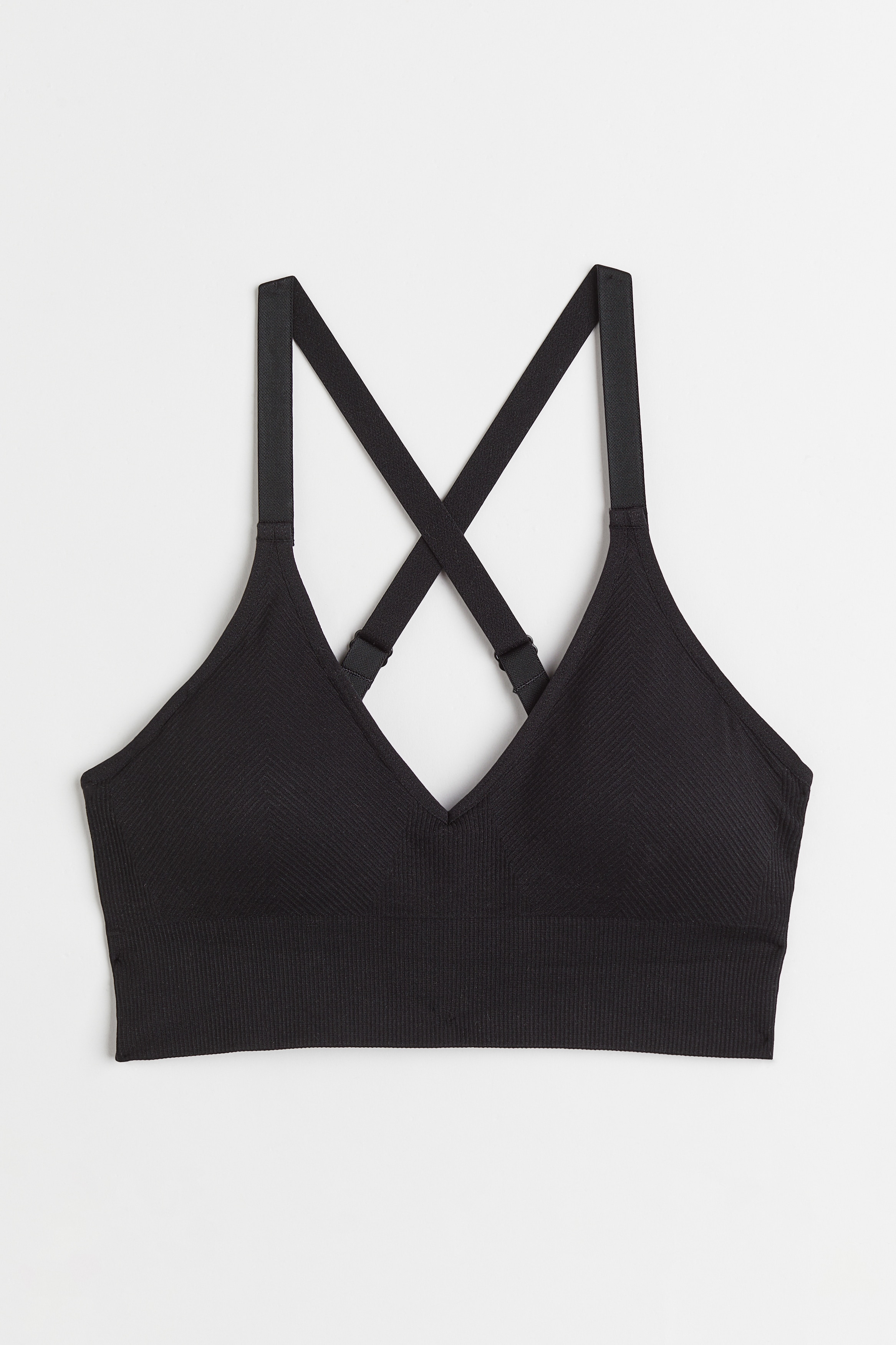 H&M Sujetador de deporte con DryMove™ Medium Support - Negro - MUJER