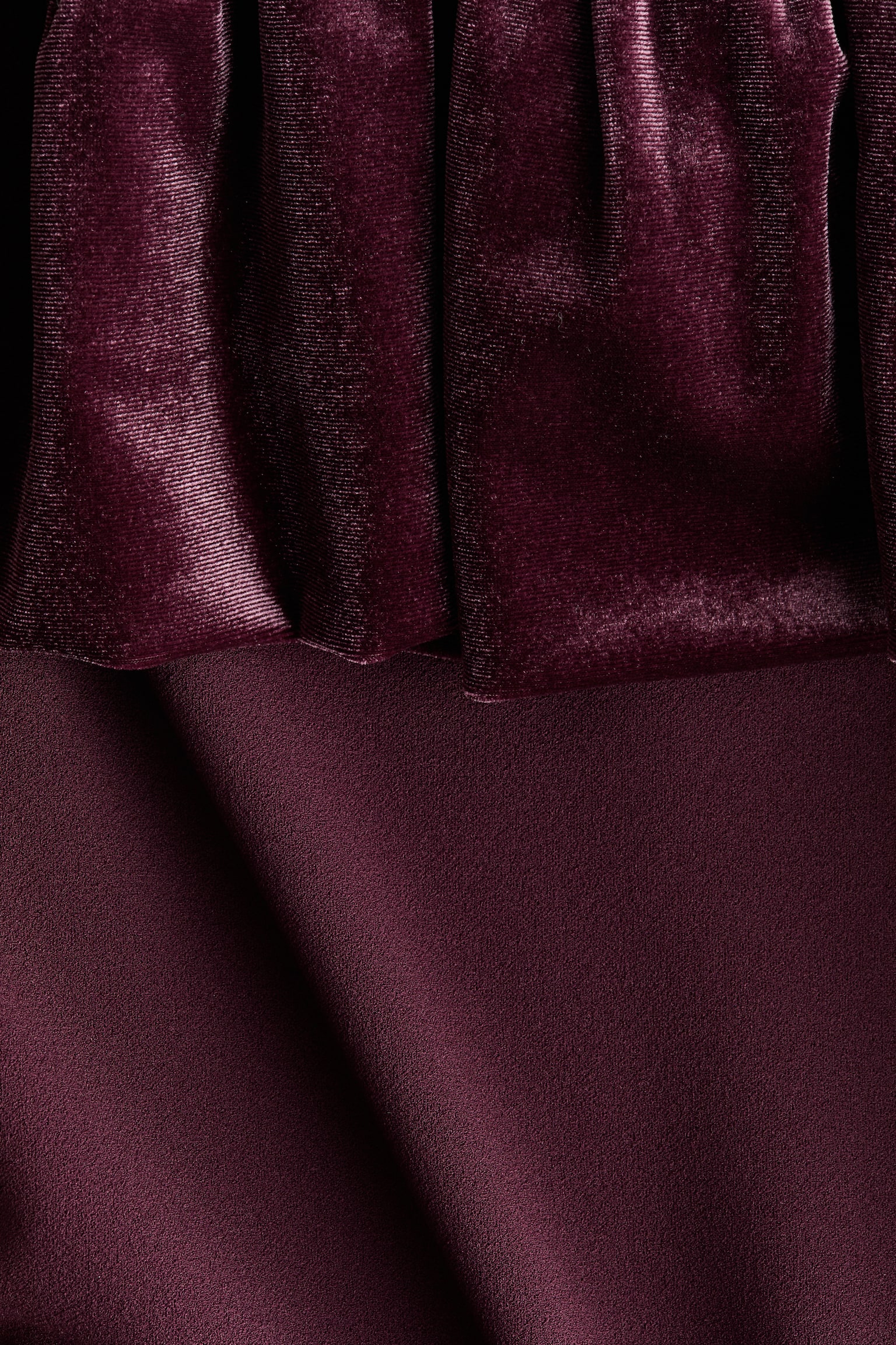 Nyitott vállú body - Burgundivörös - 3