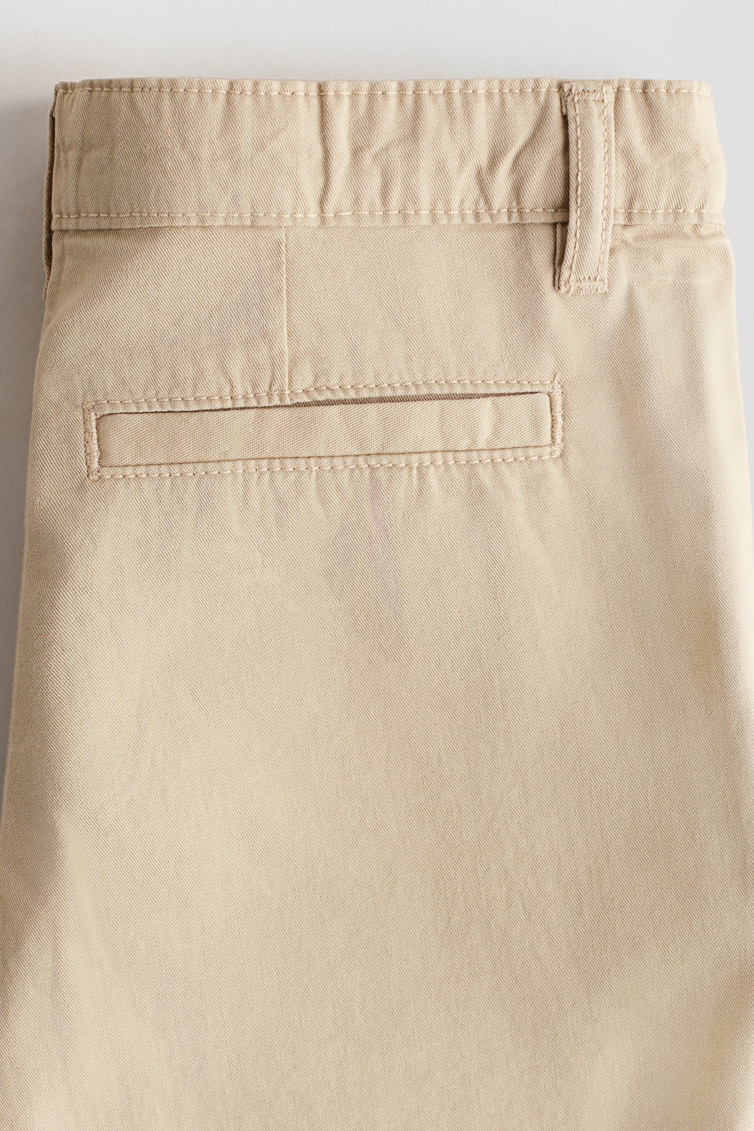 Детские шорты H&M 2-Pack Cotton Chino, цвет: Тёмно-синий / Бежевый — фото 3