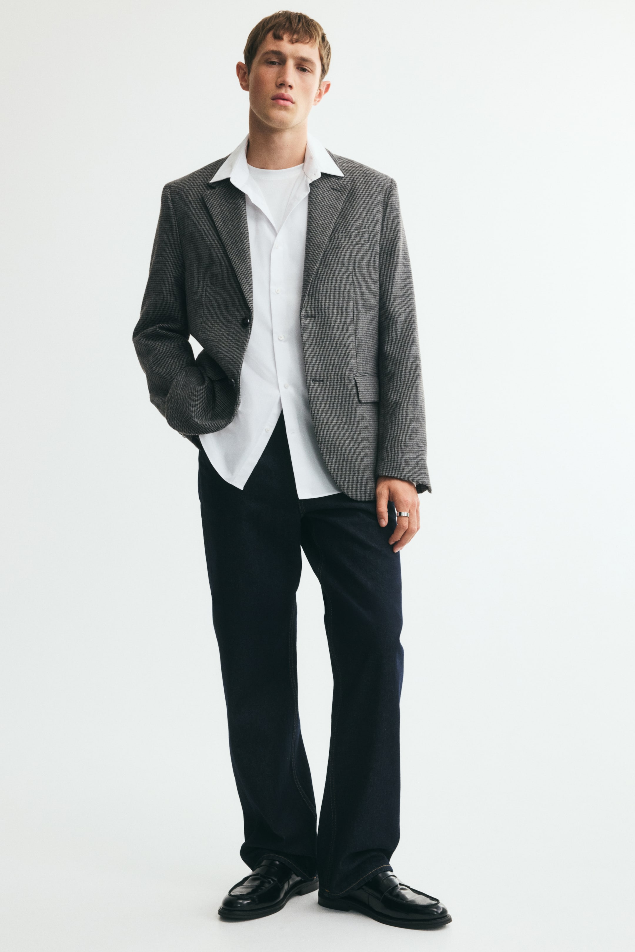 Relaxed-Fit Wool-Blend Jacket