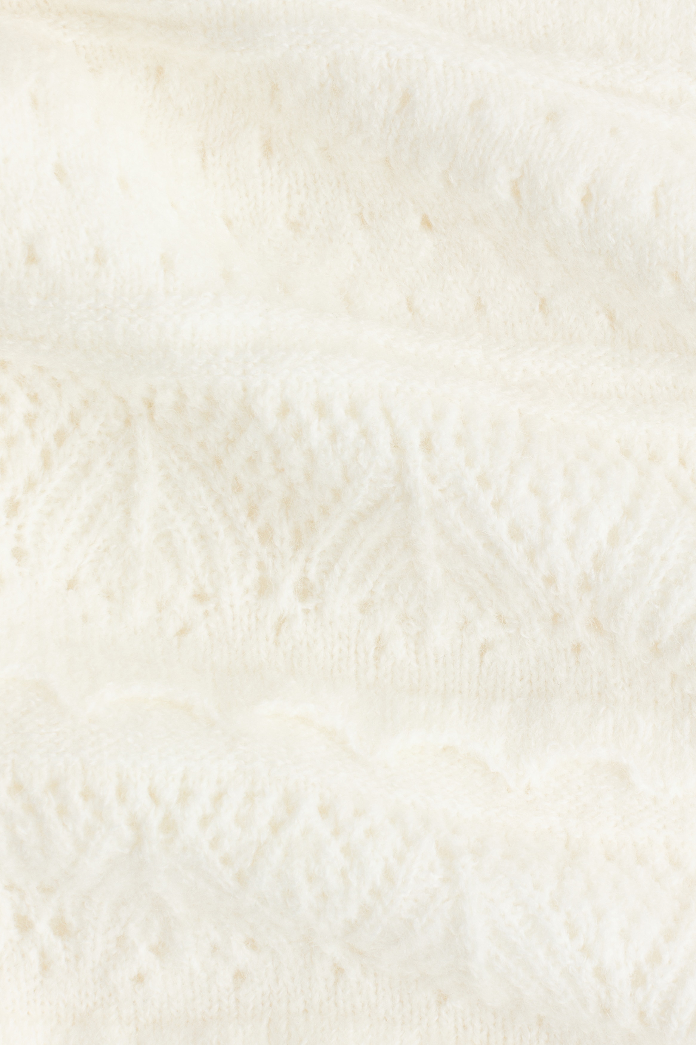 Pointelle-knit cardigan