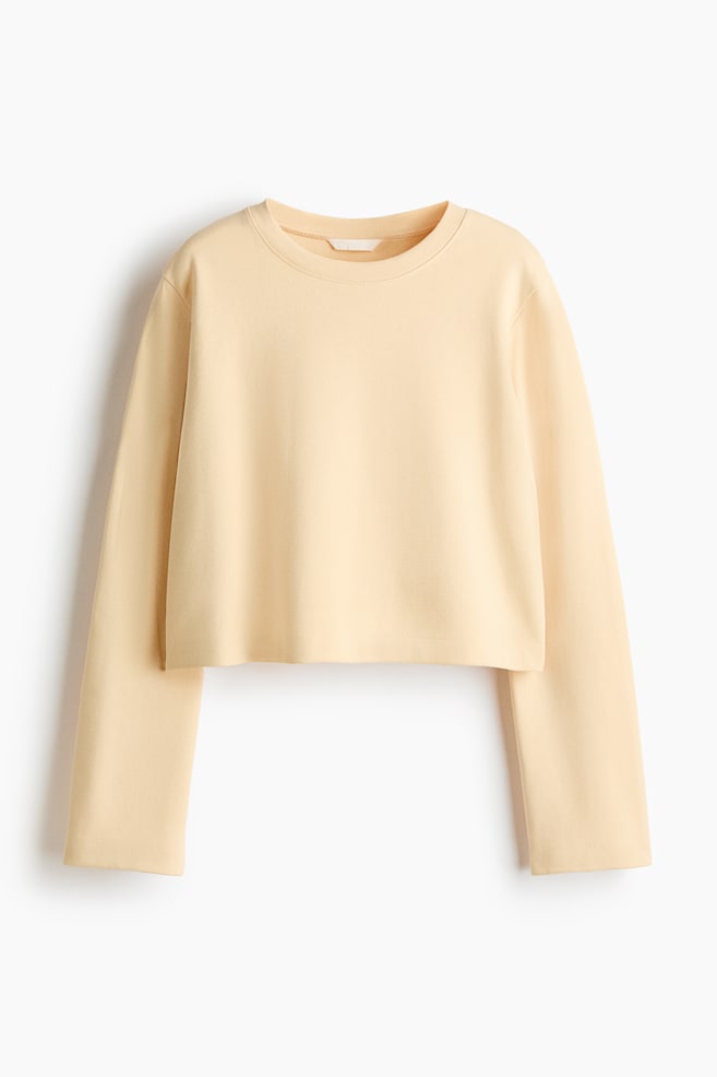 Maglia corta interlock - Giallo pallido/Bianco/Marrone scuro/Rosso acceso - 1