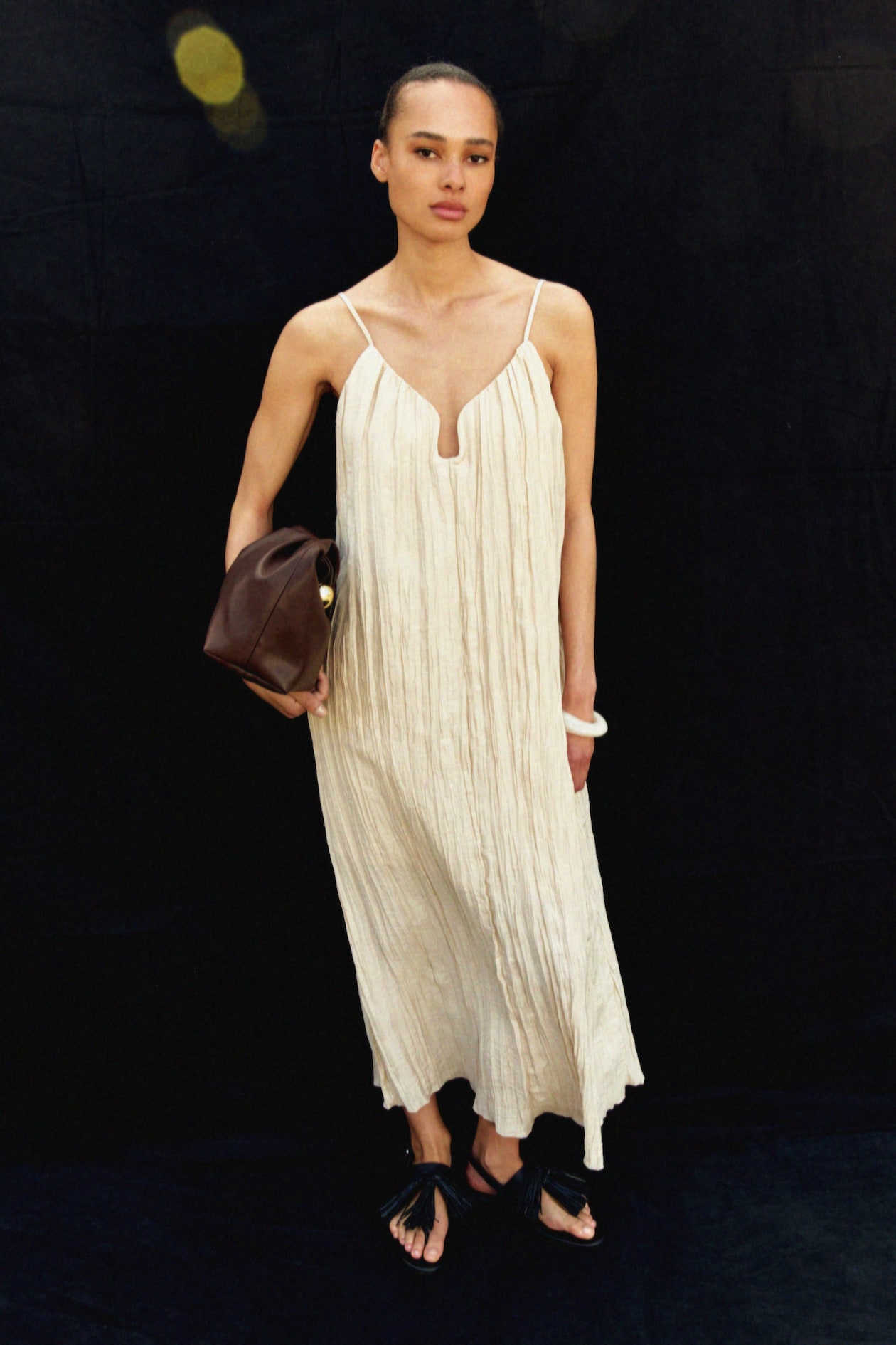 Crinkled Strappy Dress - image 4