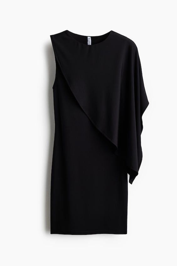 Женские платья H&M Cape-Detail Mini Dress