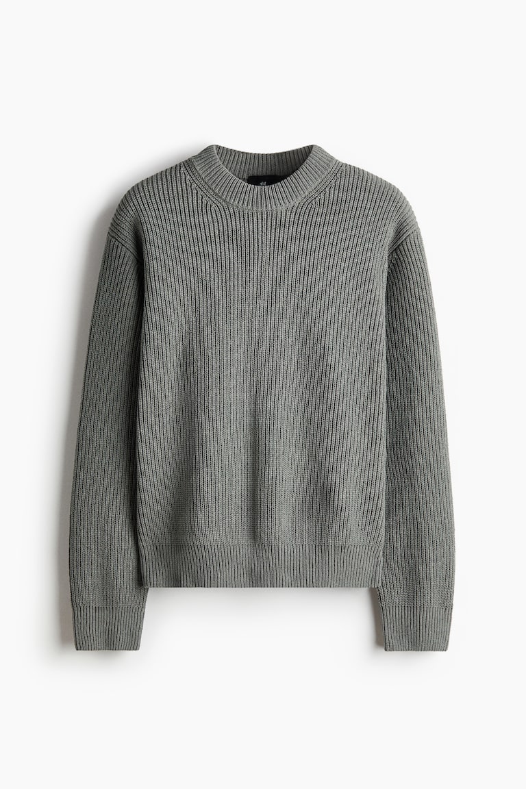 Džemper od rebrastog pletiva Relaxed Fit
