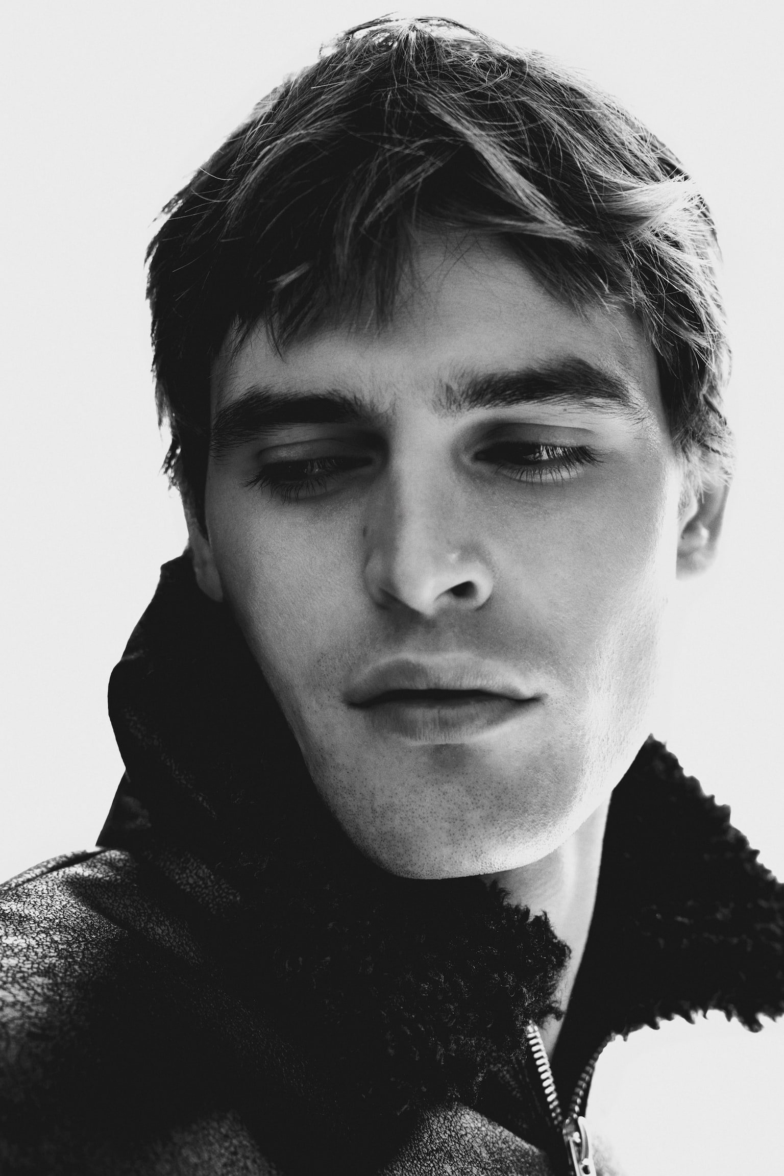 Teddy-lined jacket - Black - 5