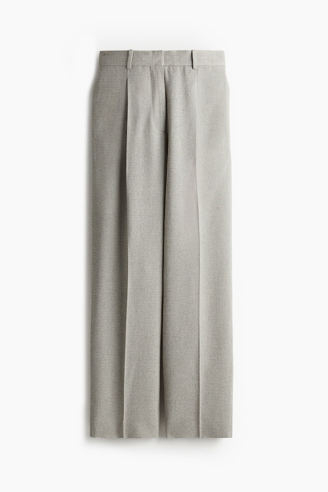 Wool-Blend Dress Pants - Light taupe melange - 1