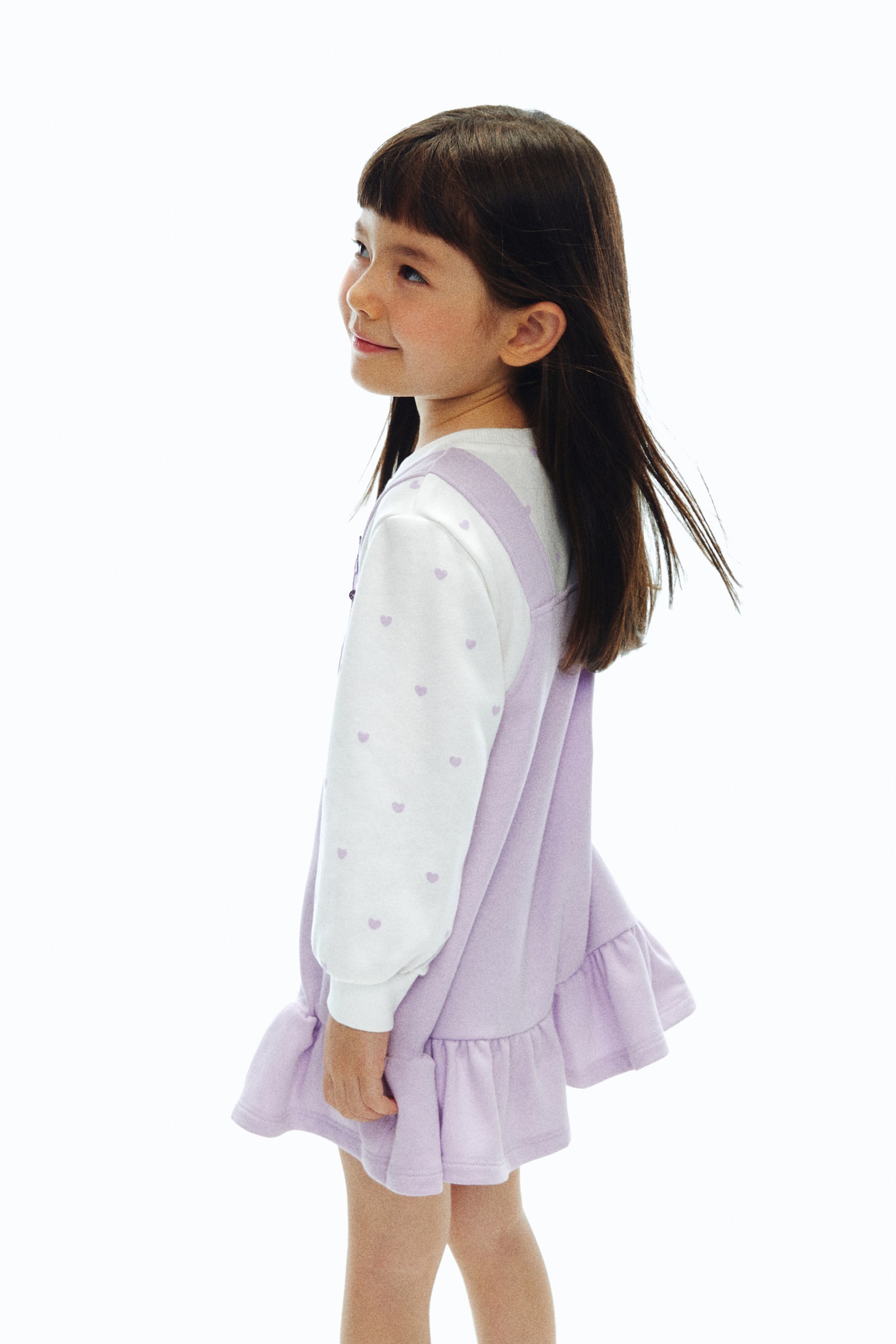 デザインスウェットワンピース - ライトパープル／クロミ/ライトブルー／シナモロール/ブラック／クロミ - 5