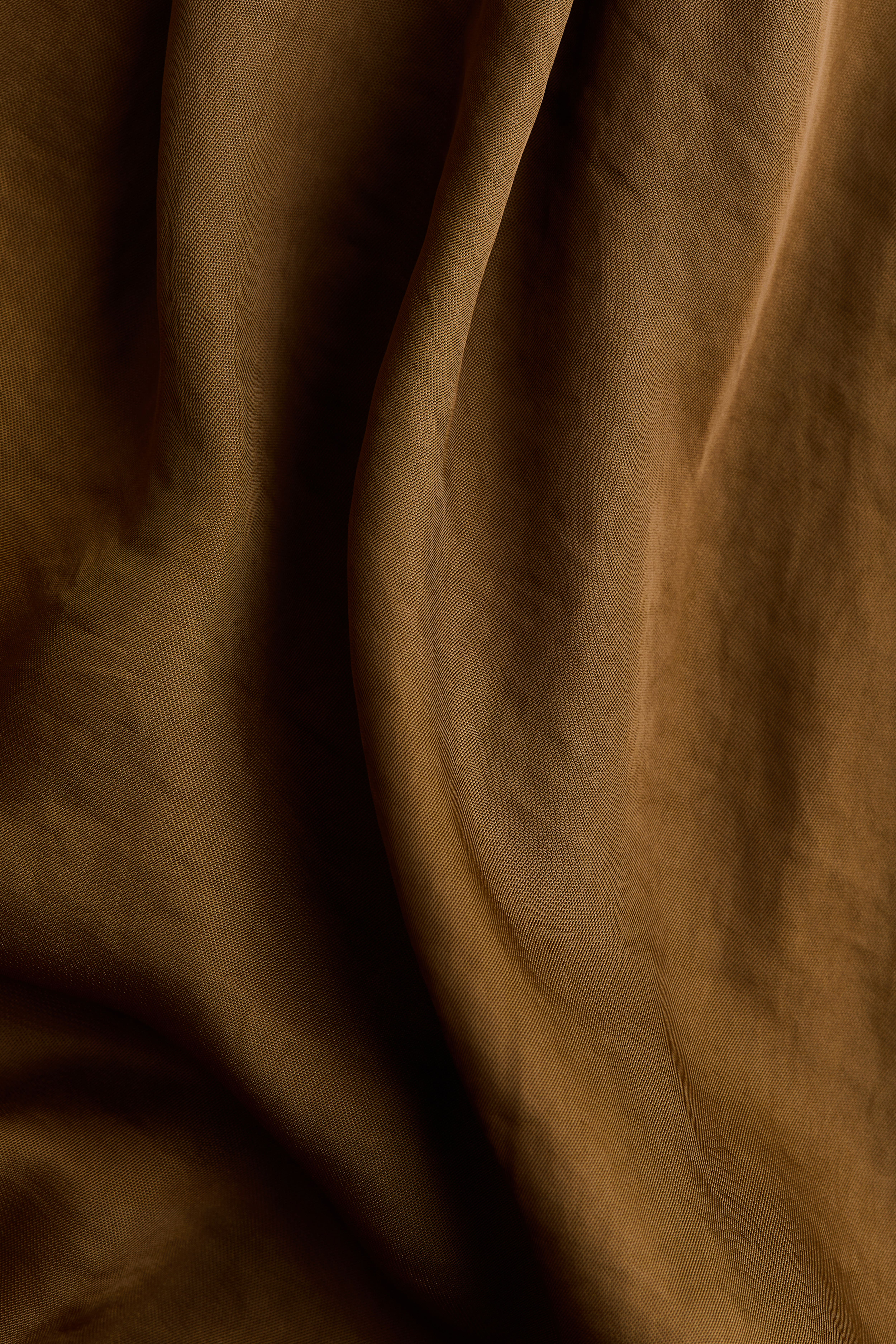 Scarf-Detail Satin Dress