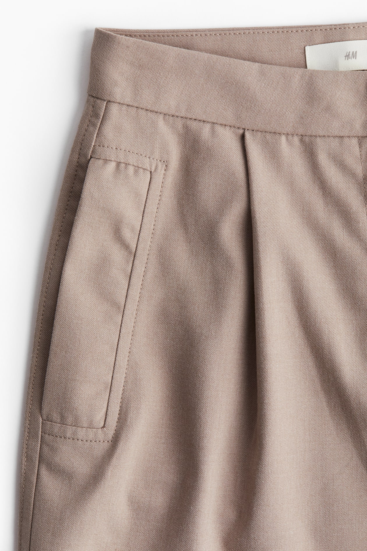 Wide-Leg Twill Pants - image 2