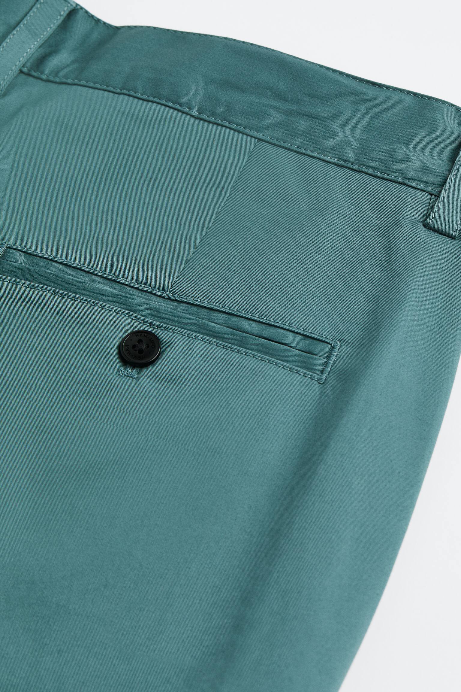 Regular Fit Chino Shorts - Teal/Beige/Khaki green/Burnt orange/Navy blue - 2