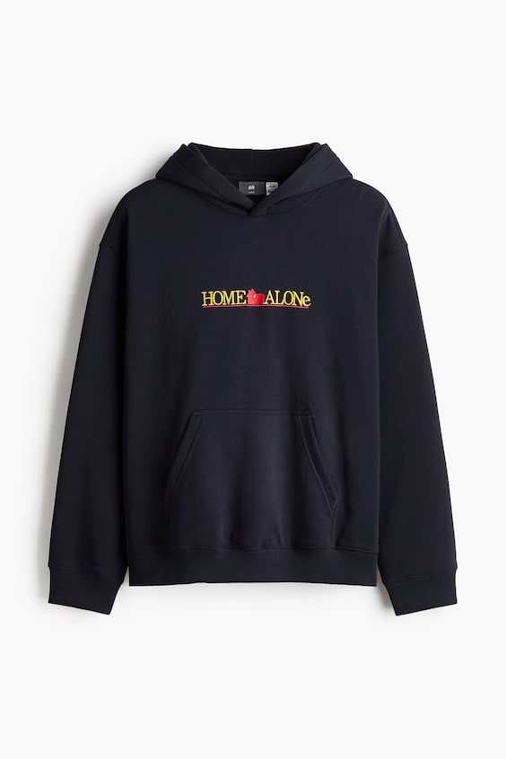 Мужские худи H&M Loose-Fit Printed