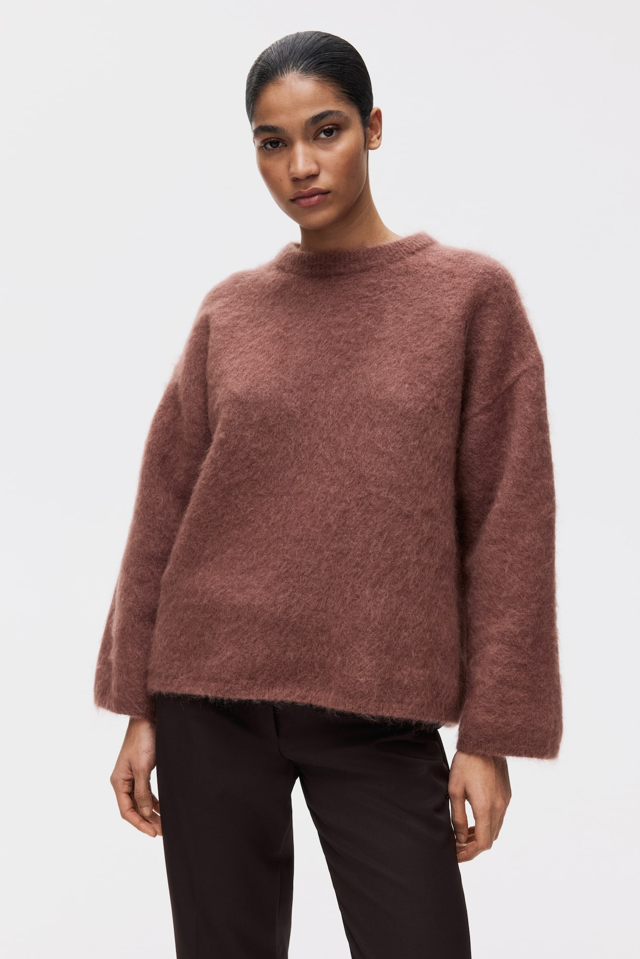 Oversized Mohair-Blend Sweater - image 2