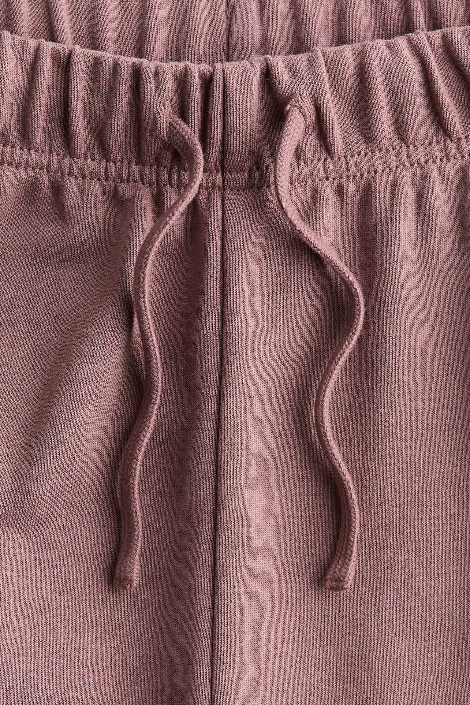 Straight-leg joggers - Dark dusty pink/Light grey marl/Dark grey - 4