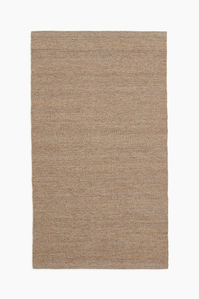 Flachgewebeteppich für drinnen und draußen - Taupe - 1