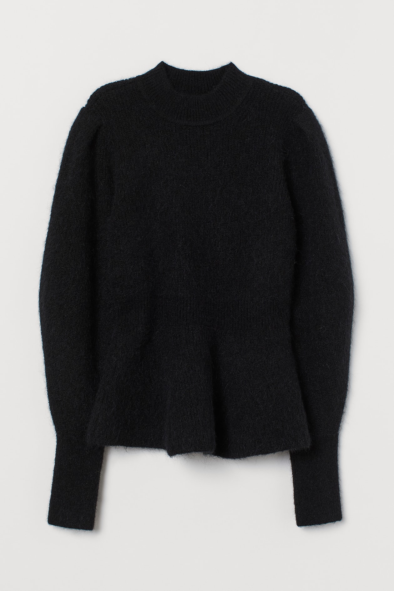 Knit Wool-blend Sweater - Long sleeve - Black - Ladies | H&M US