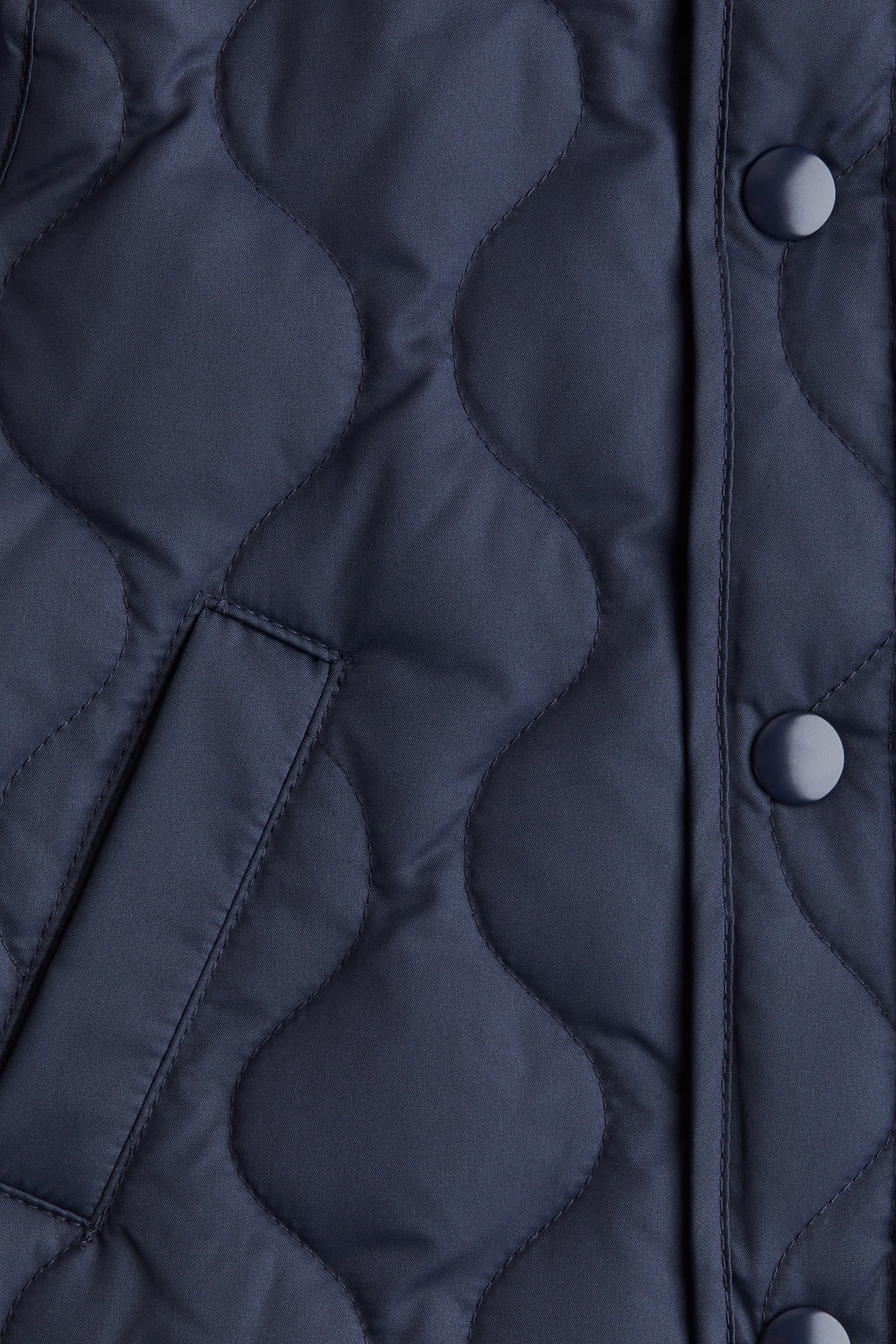 Quilted down gilet - Navy blue - 5