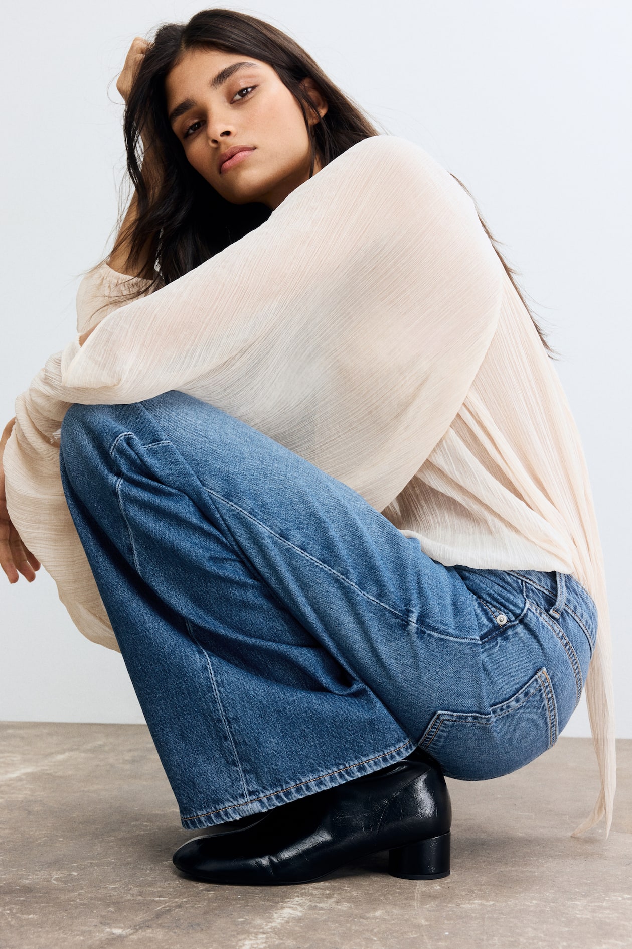 Wide-Leg Ultra High Jeans - image 5