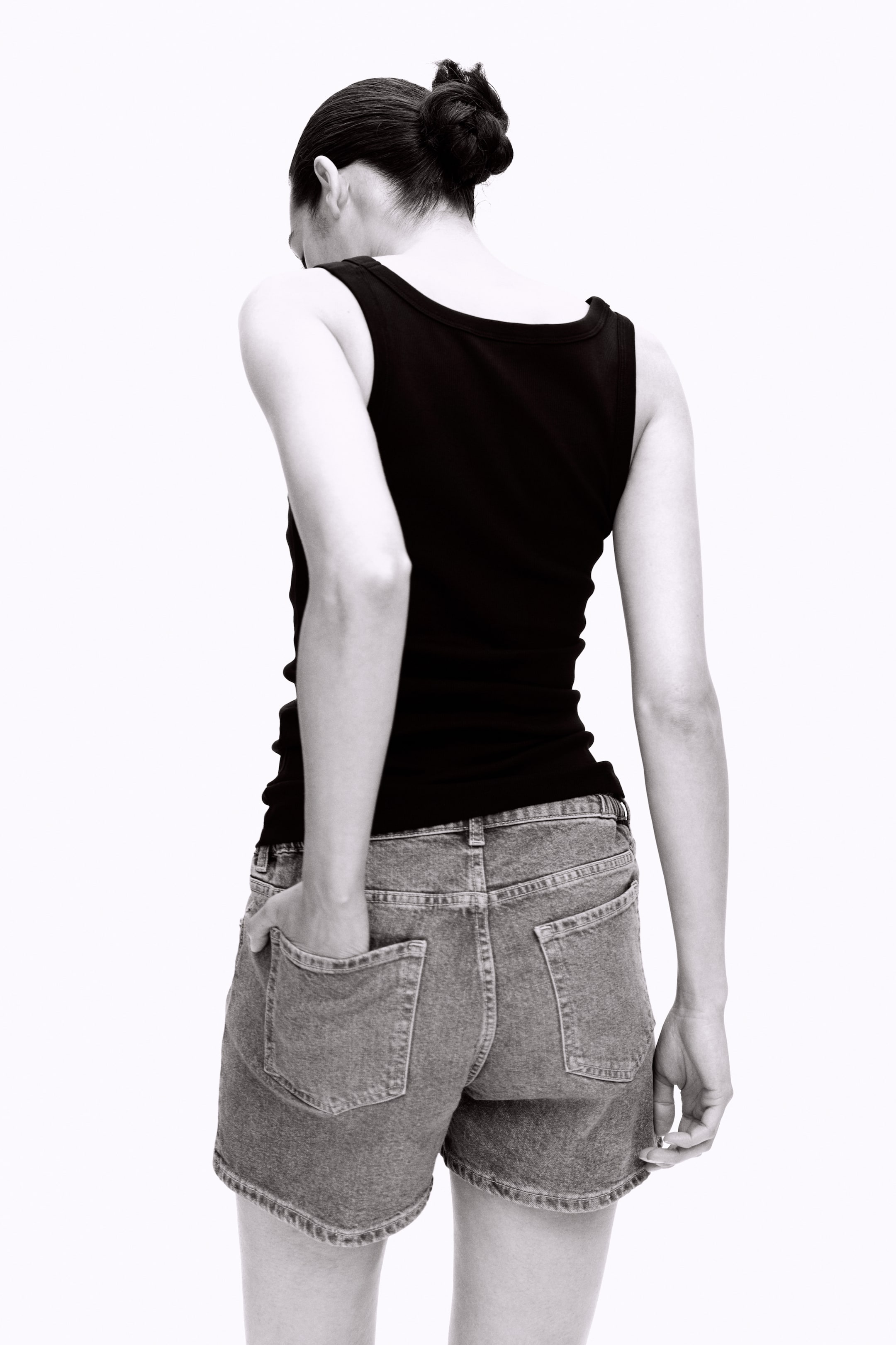 MAMA Denim Shorts