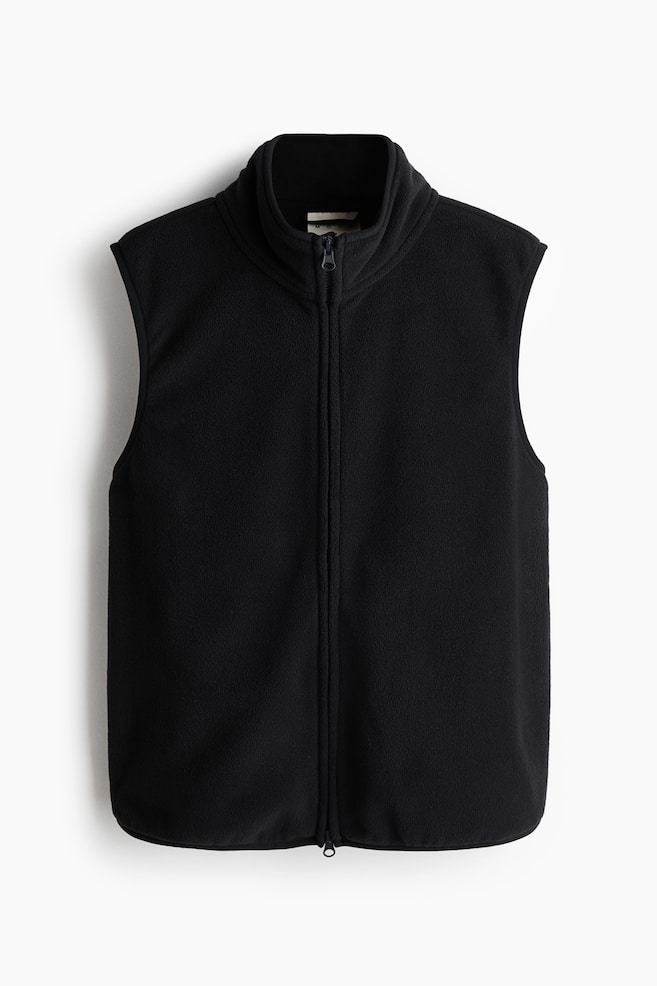 Veste de sport sans manches Regular Fit en polaire - Noir - 1