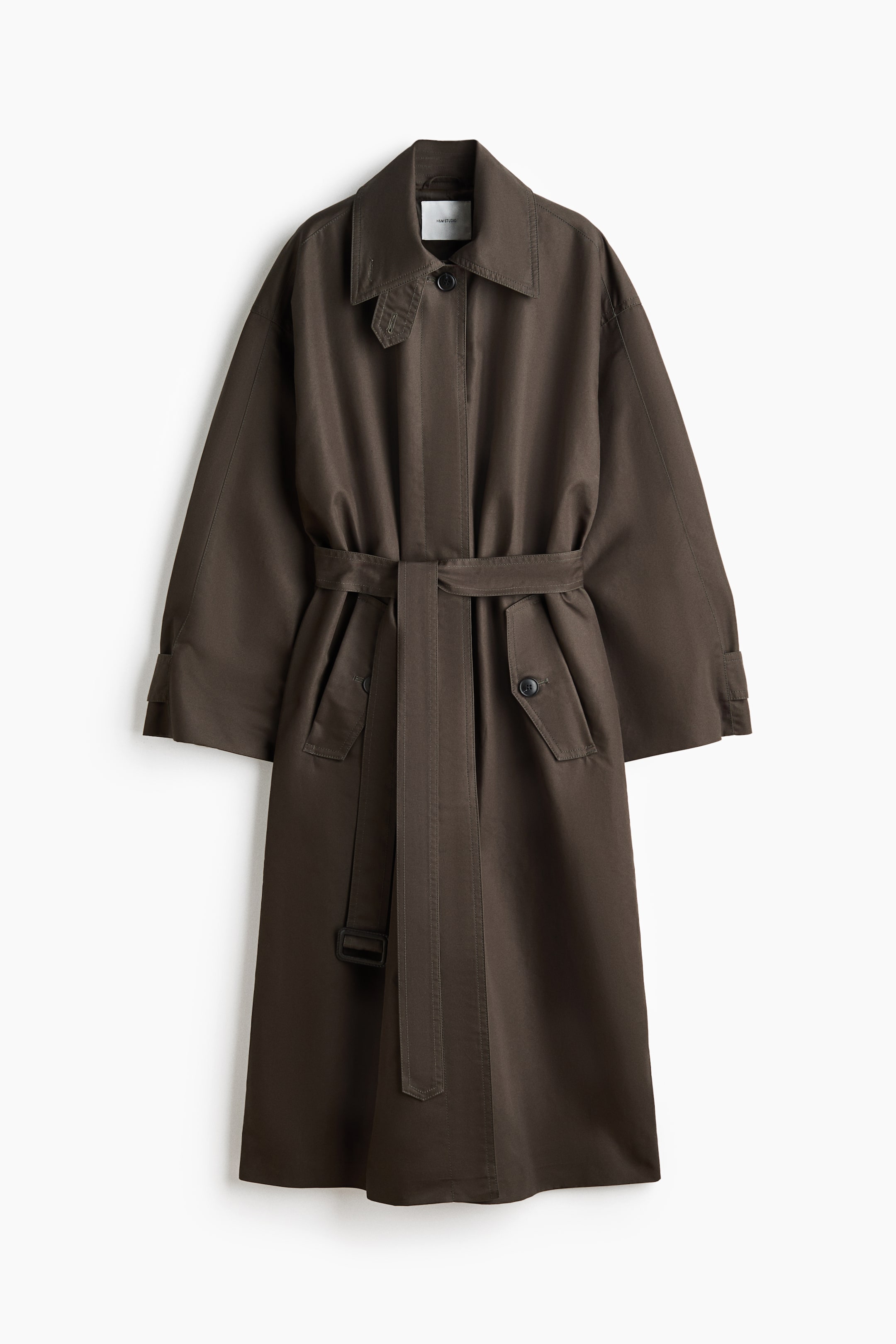 Belted Twill Coat