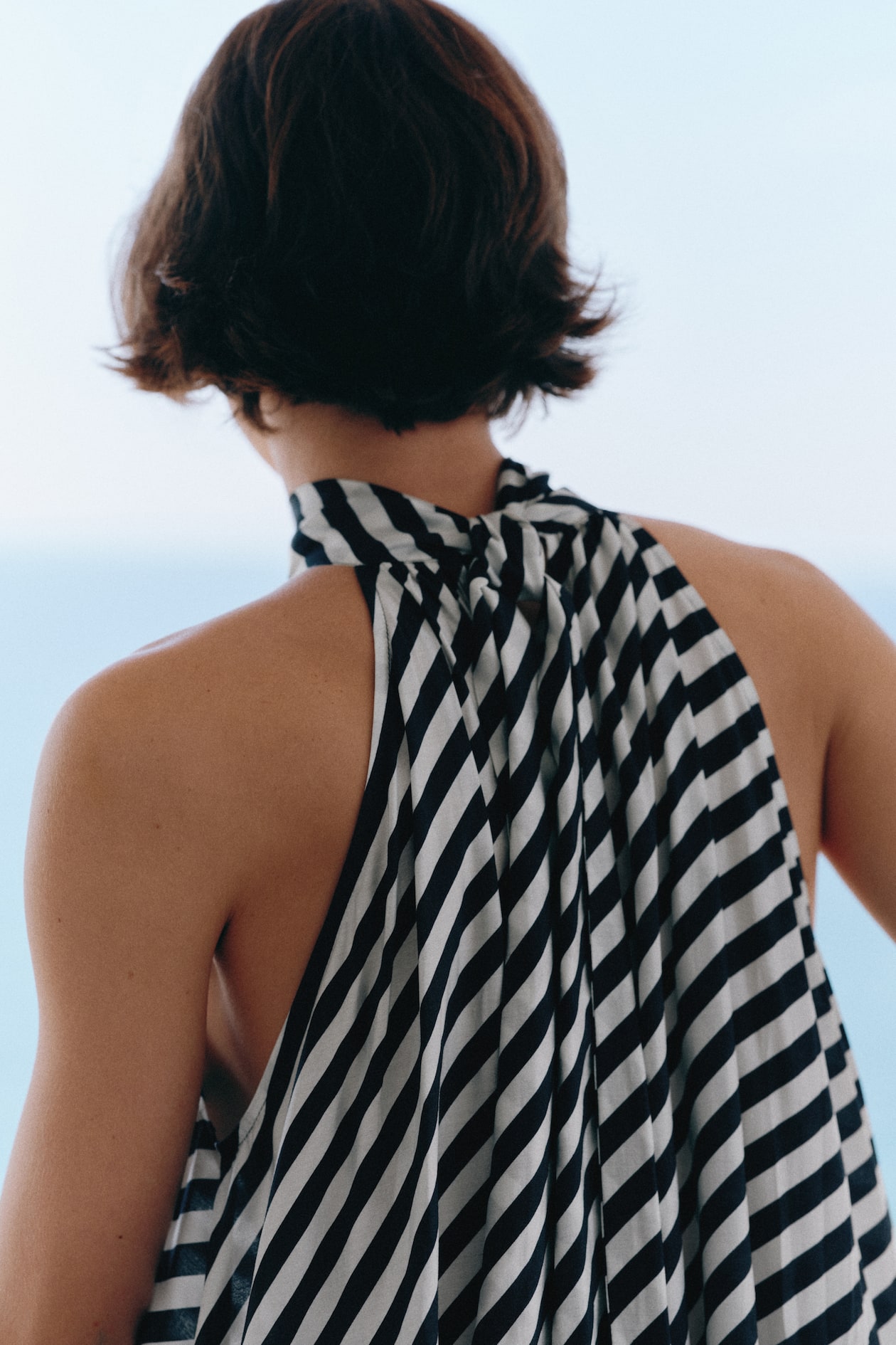 Tie-Detail A-Line Dress - image 2