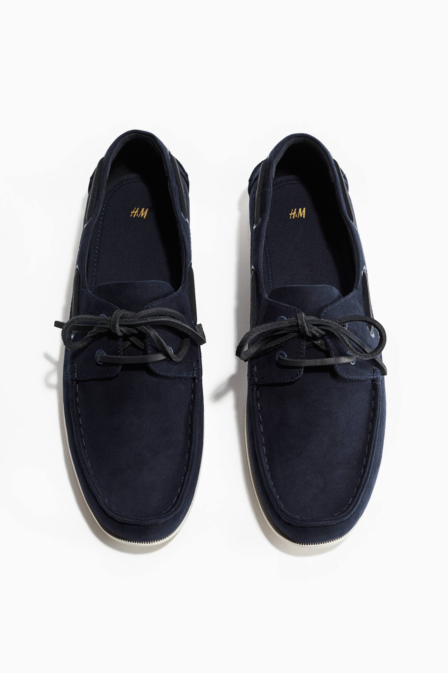 Boat Shoes - Navy blue/Beige - 3