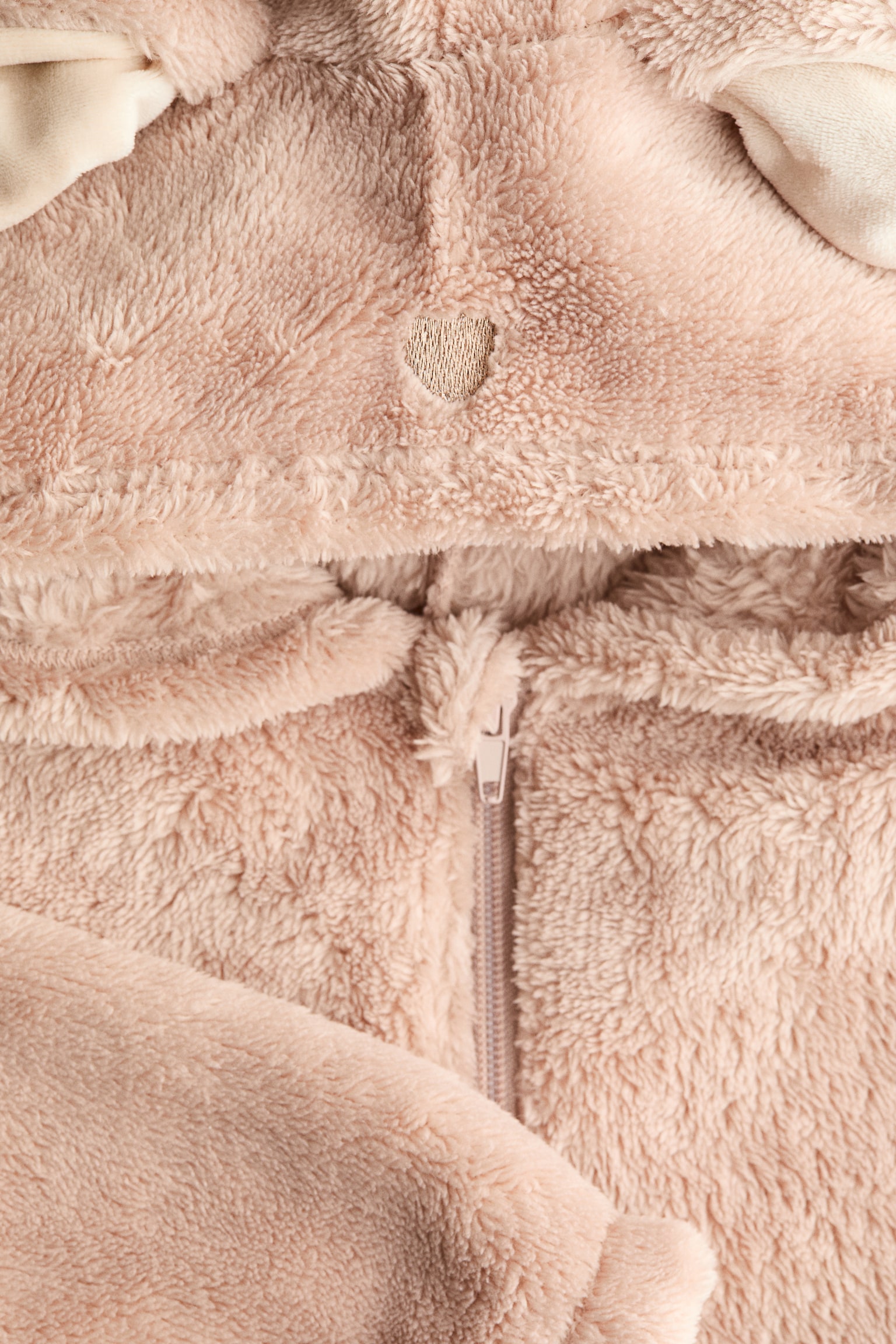 Sudadera de disfraz con gorro y zíper - Beige/Conejo - 6